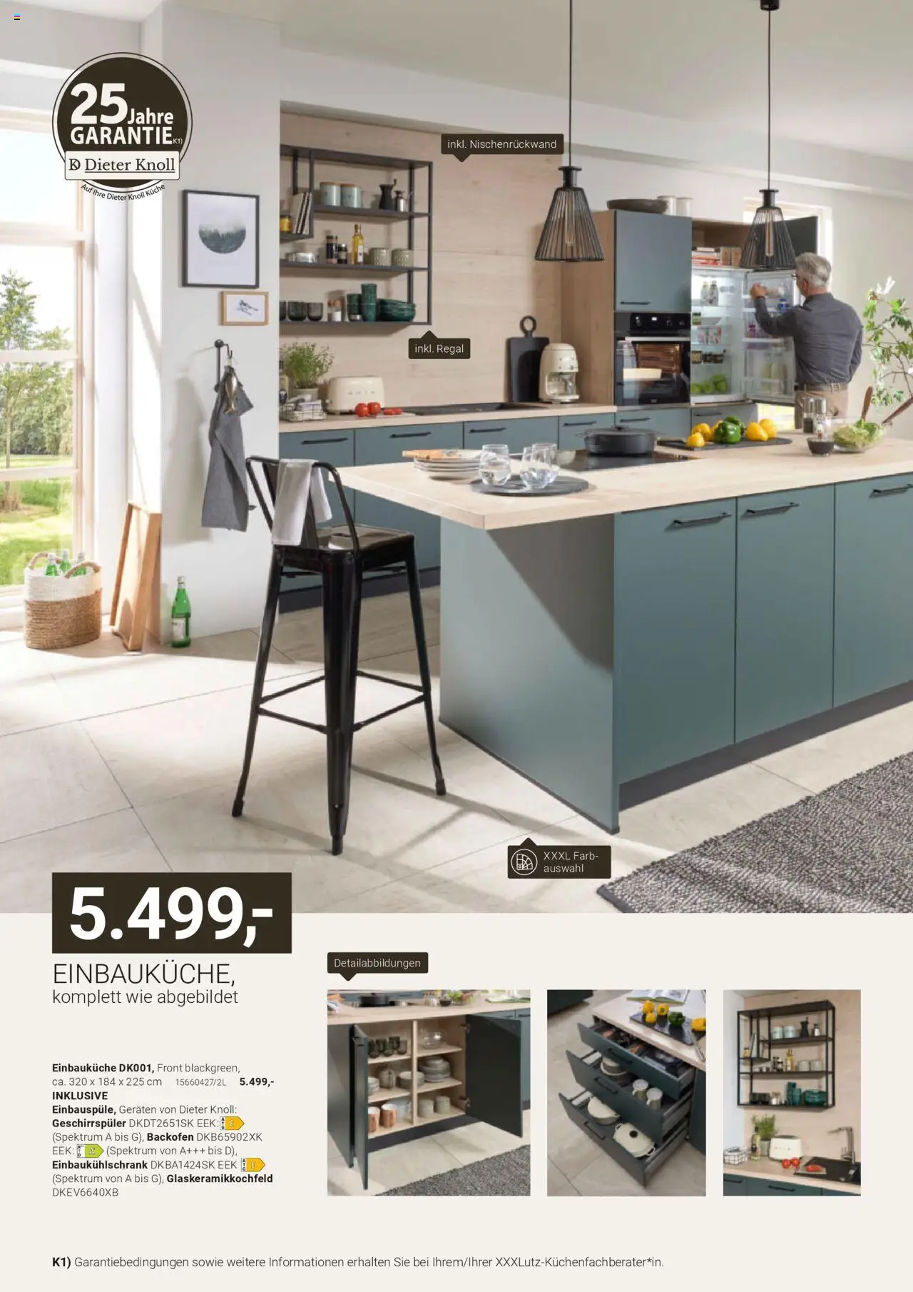 XXXL Lutz Dieter Knoll Spezial - gültig ab dem 04.08.2025 | Seite: 36 | Produkte: Geschirrspüler, Regal, Küche, Backofen