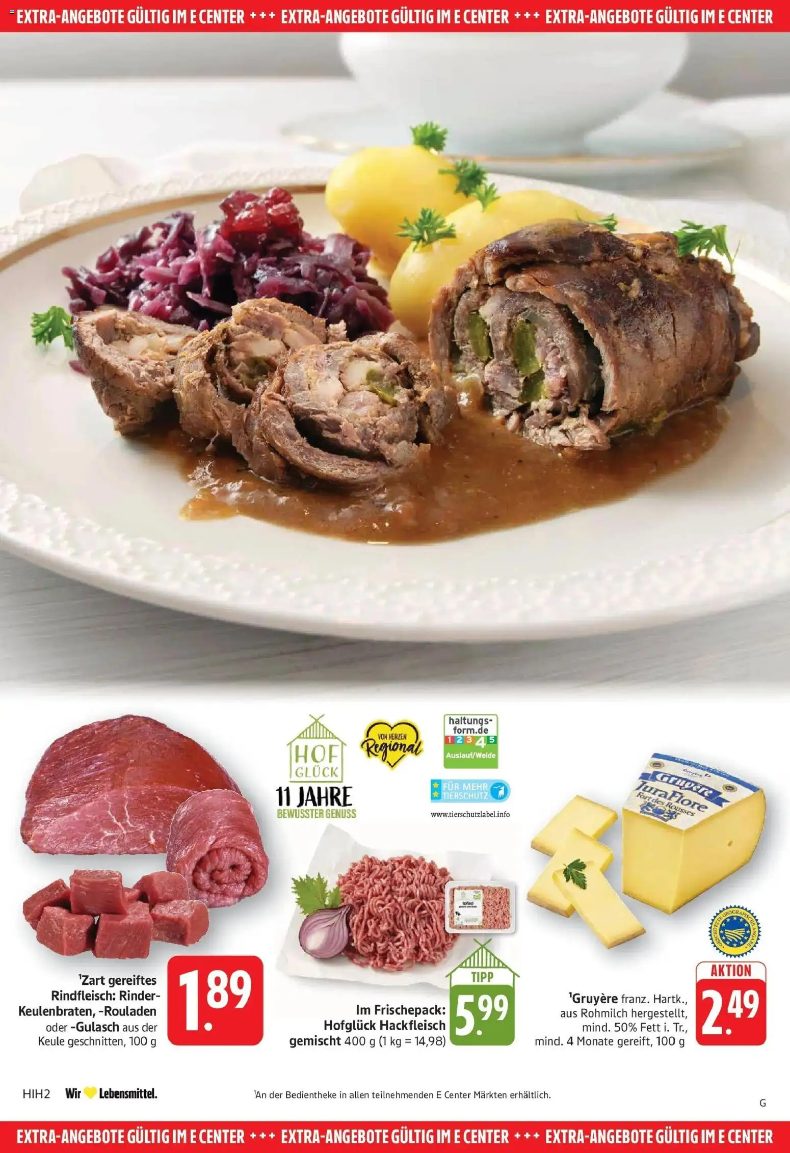 Angebote – gültig ab 16.03.2026 | Seite: 26 | Produkte: Gulasch, Rindfleisch, Hackfleisch