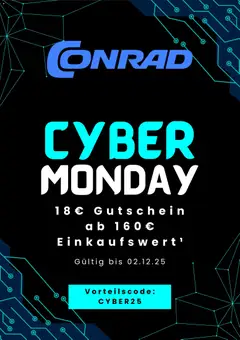 Conrad - Cyber Monday ab 01.12.2025 gültig