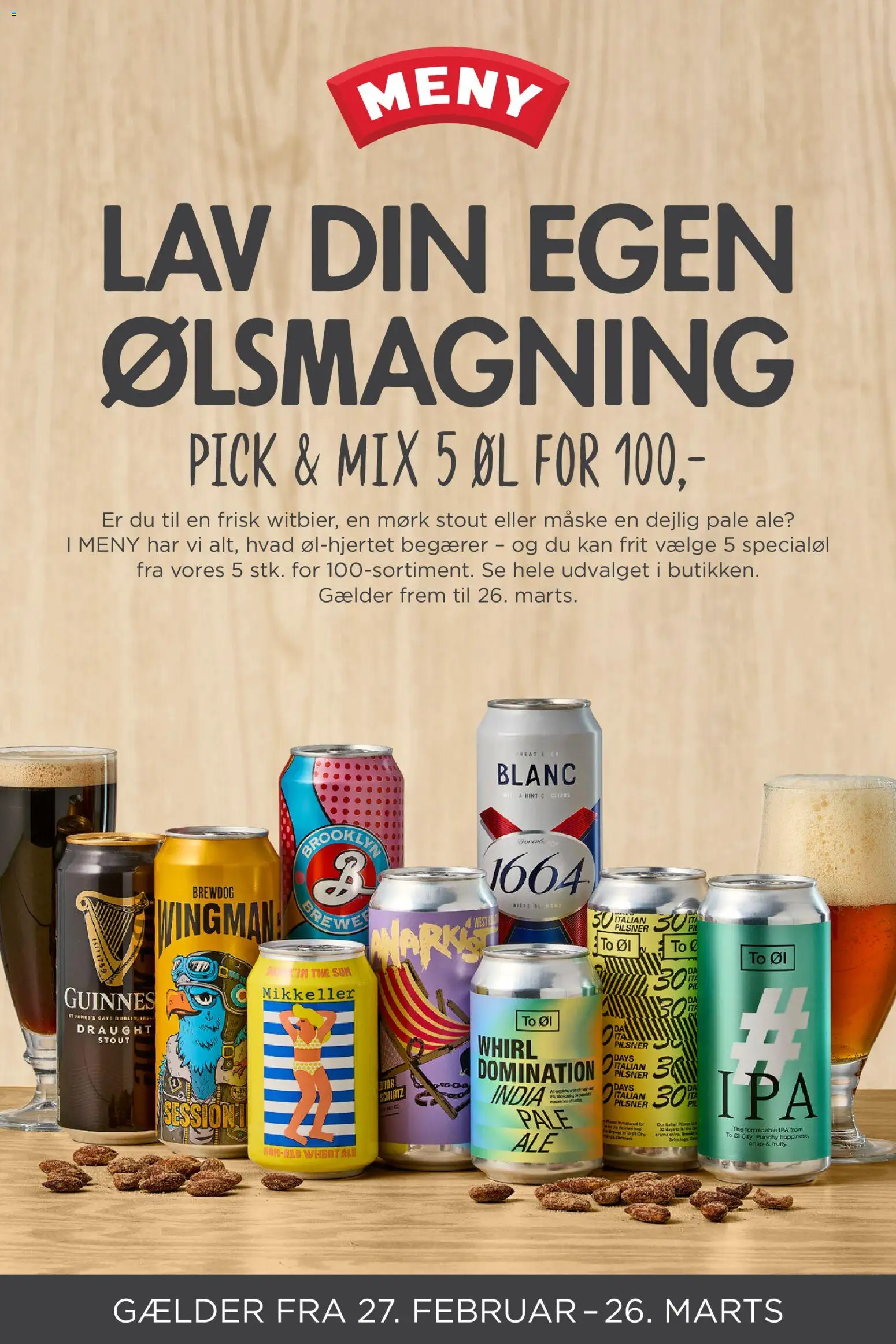 Meny tilbudsavis – gyldig fra 27.02.2026 | Side: 47 | Produkter: Maske, Øl