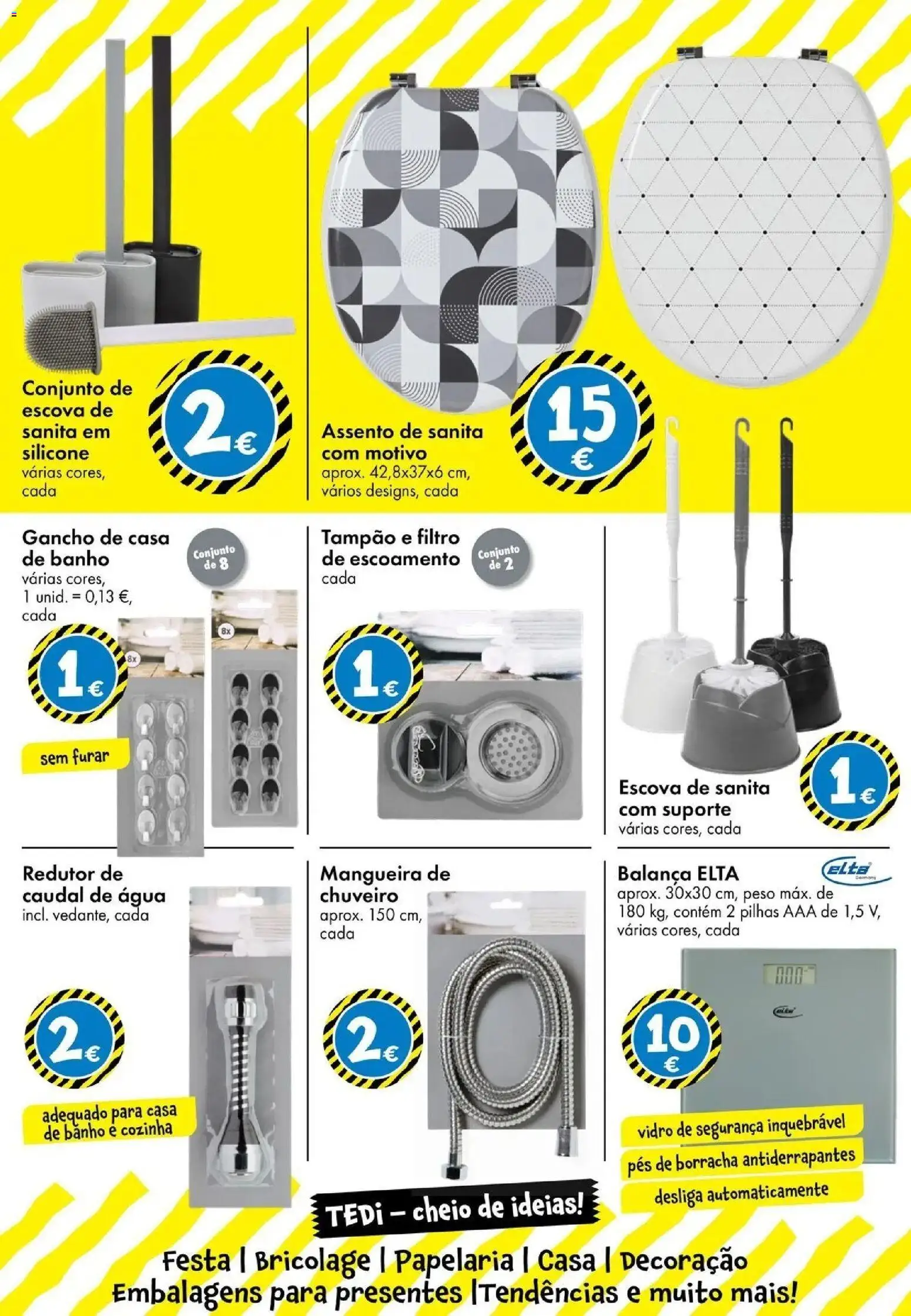 TEDi - folheto │ válido de 31.01.2026 | Página: 10 | Produtos: Pilhas, Mangueira, Chuveiro, Banho