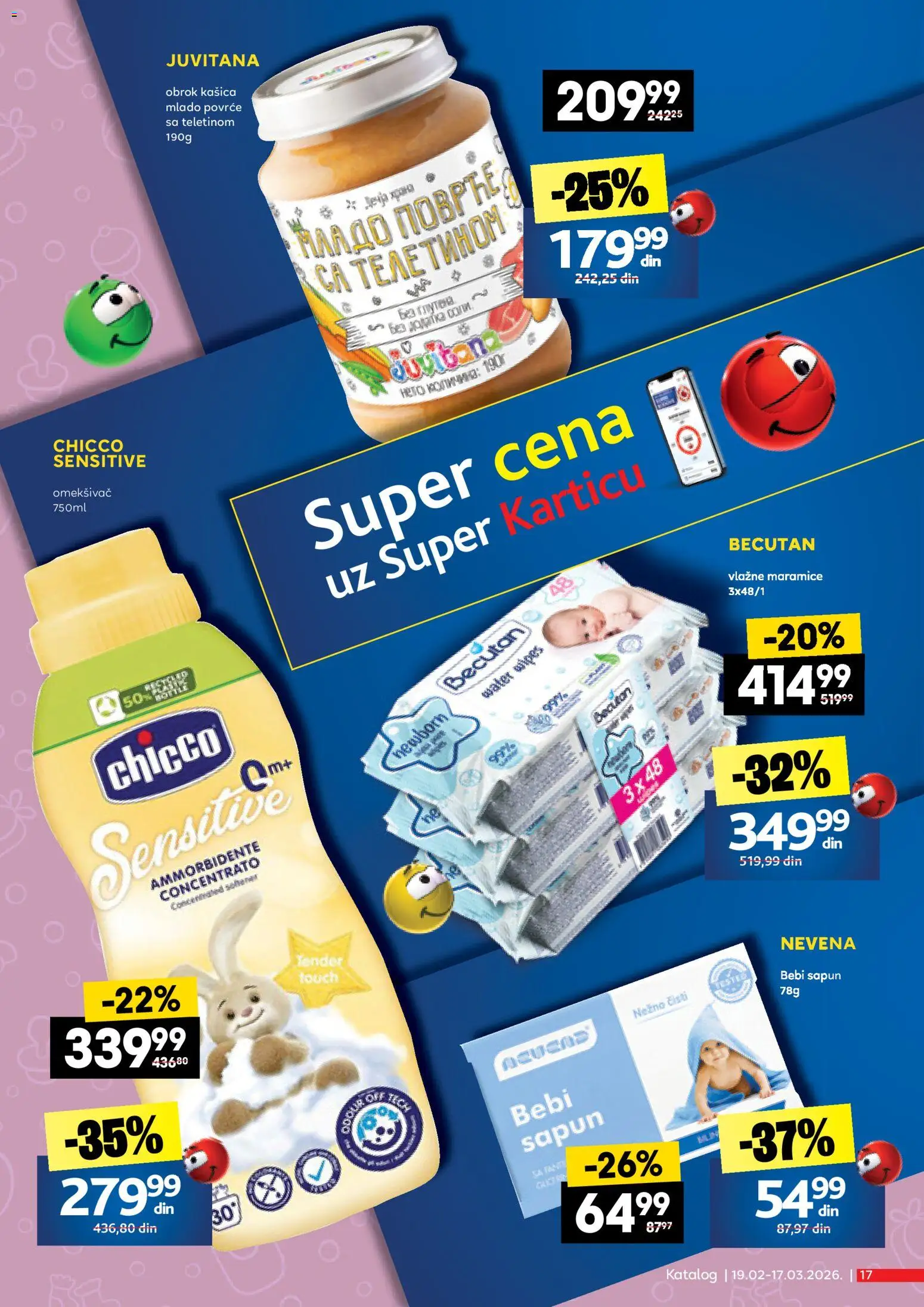 Idea katalog - važi od 19.02.2026 | Strana: 17 | Proizvode: Sapun, Vlažne maramice