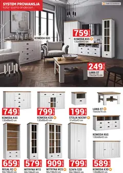 Pogląd oferty "Merkury Market Gazetka - Meble, Wypoczynki, Materace" - ważna od 01.11.2025 | Strona: 15 | Produkty: Szafa, Komoda, Witryna, Regał