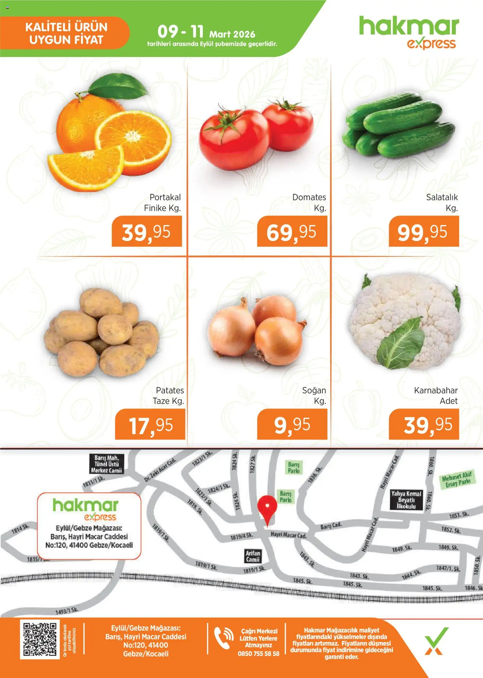 Hakmar Express - Açılış Mağazalarımız - 09.03.2026 tarihinden itibaren geçerlidir | Sayfa: 4 | Ürünler: Domates, Salatalık, Patates, Soğan