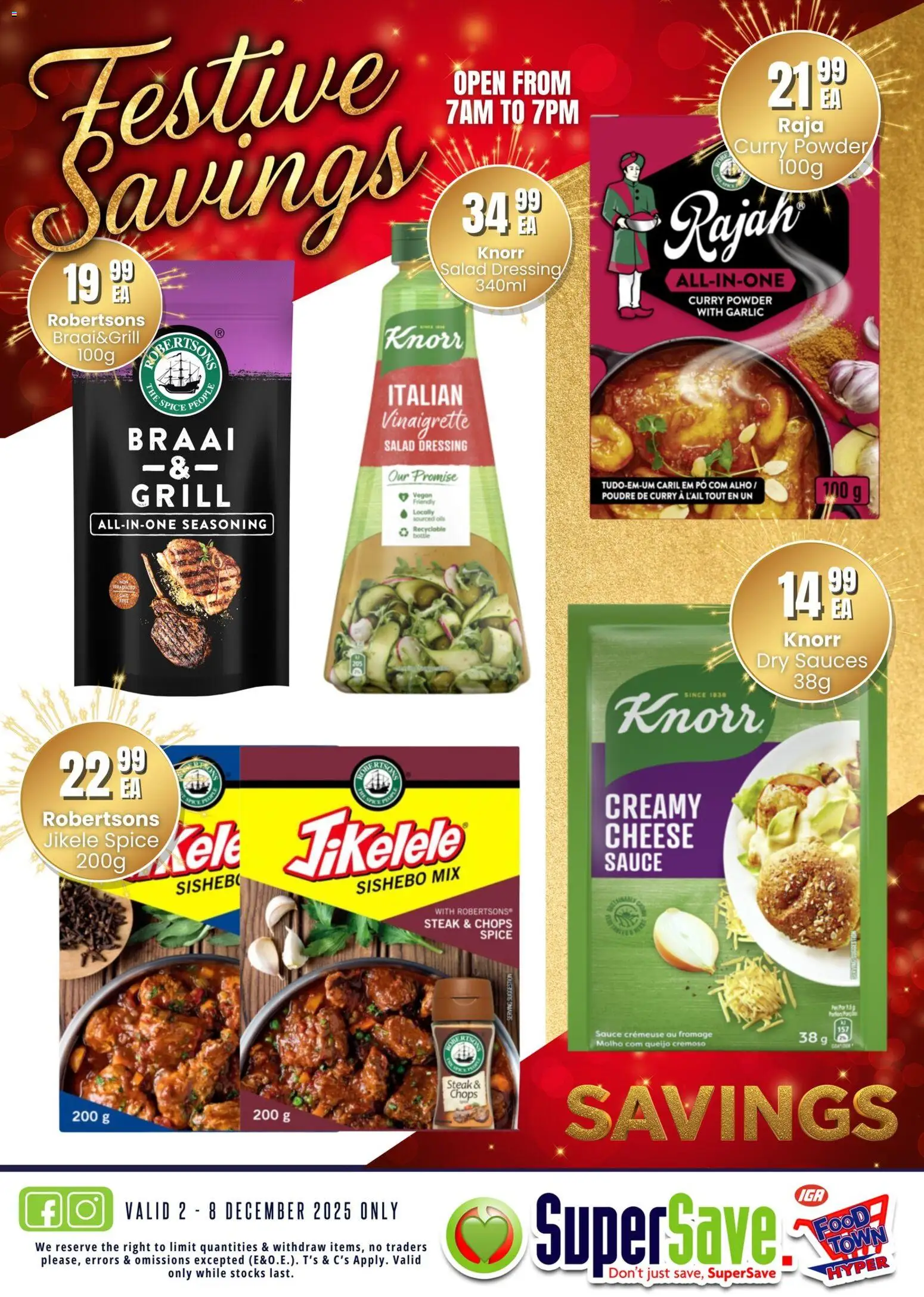 New Super Save catalogue – valid from 02.12.2025 | Page: 37 | Products: Powder, Curry powder, Sauce, Garlic