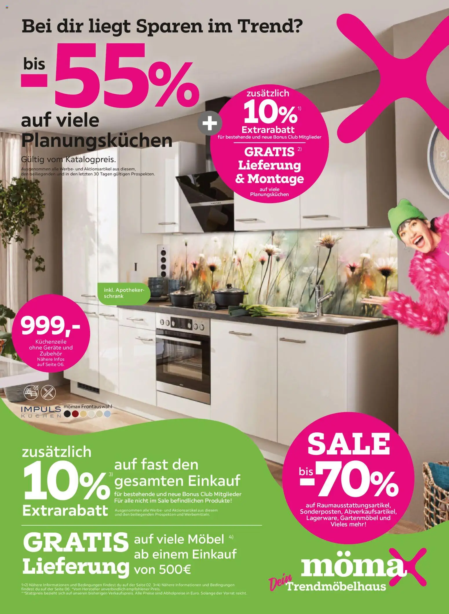 Mömax Prospekt aktuell gültig ab 13.01.2026 | Seite: 1 | Produkte: Schrank, Gartenmöbel, Küchenzeile