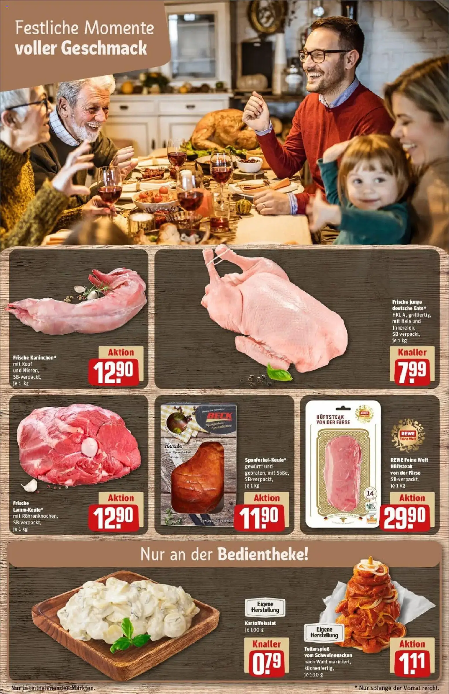 Rewe prospekt Bad Lausick	 – gültig ab 22.12.2025 | Seite: 10 | Produkte: Schweinenacken, Steak