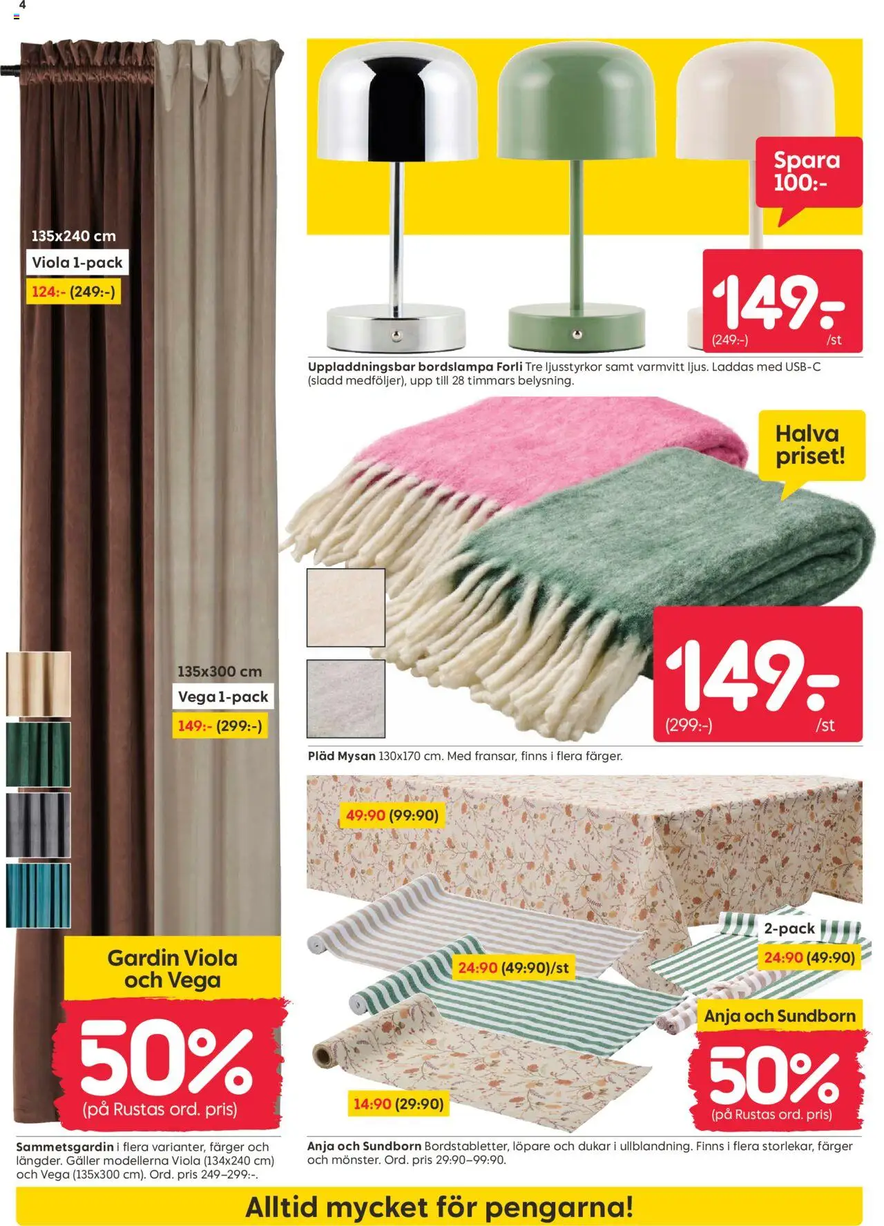 Rusta reklamblad aktuell från 15.09.2025 | Sida: 4