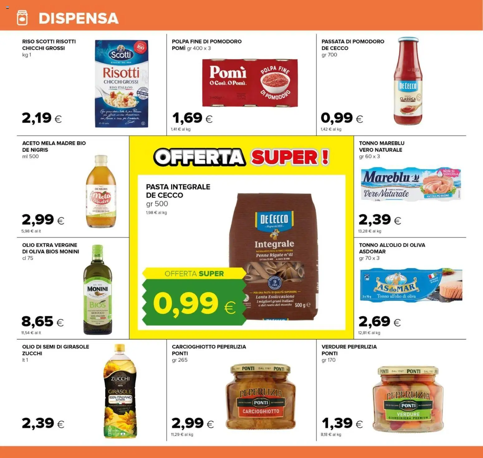 Volantino Oasi del 23.10.2025 | Pagina: 16 | Prodotti: Olio, Olio extra vergine, Penne, Olio di semi di girasole