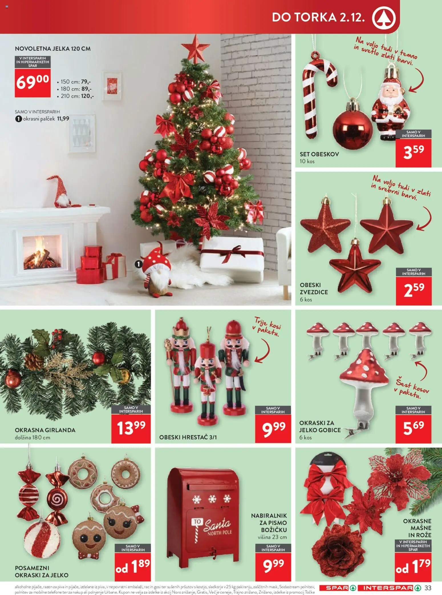 Novi Spar katalog ponudbe – veljaven od 19.11.2025 | Stran: 39 | Izdelki: Kos, Gobice