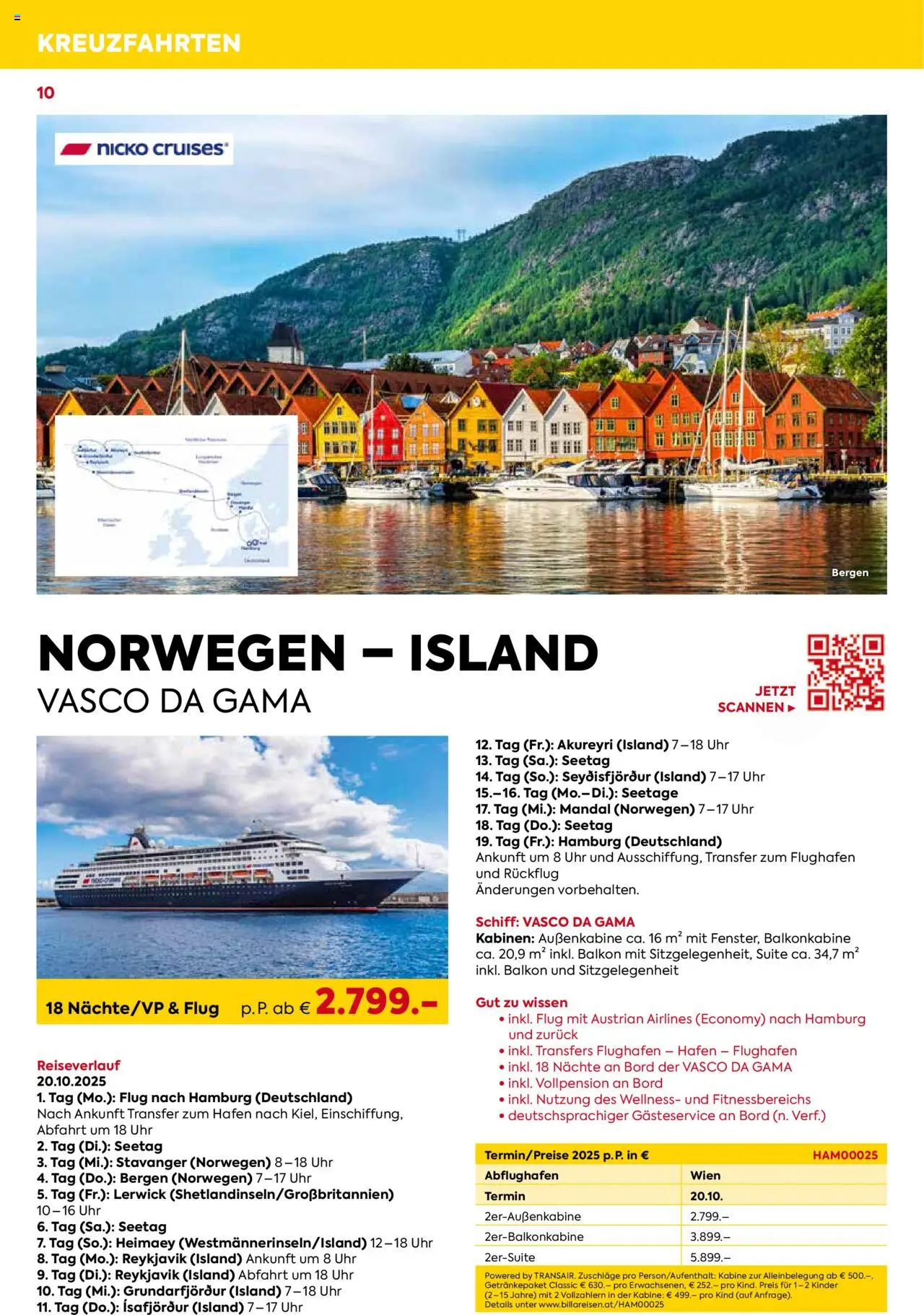 Billa Kreuzfahrt Highlights 2025 gültig ab 03.06.2025 | Seite: 10 | Produkte: Uhr