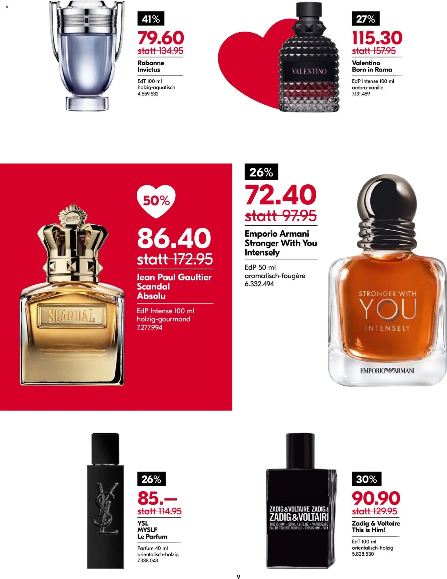 Import Parfumerie Aktionen – gültig ab 22.01.2026 | Seite: 9 | Produkte: Toilette, Parfüm, Eau de toilette