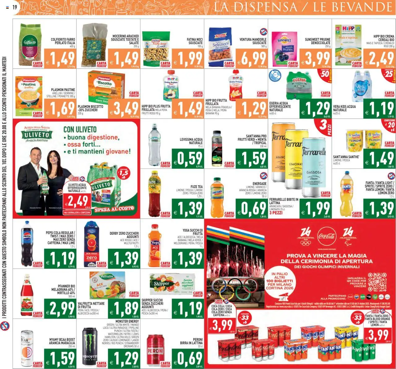 Volantino PIM Supermercati del 17.09.2025 | Pagina: 19 | Prodotti: Frutta, Arancia, Pennette, Farro