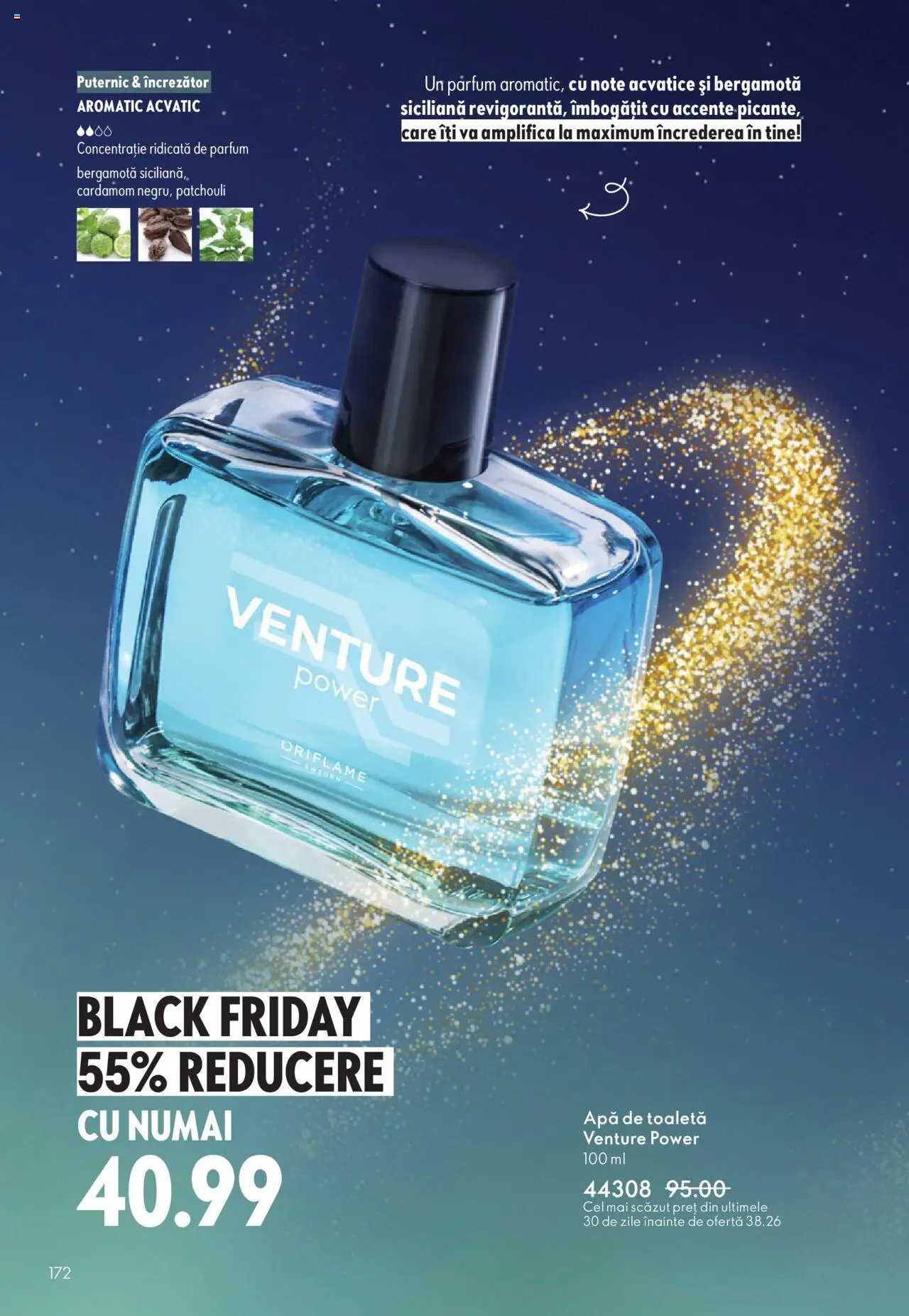 Noul catalog Oriflame – valabil de la 12.11.2025 | Pagină: 172 | Produse: Toaletă, Parfum, Apă de toaletă, Apă