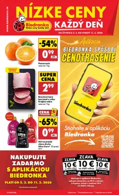 Biedronka leták platný od 05.03.2026