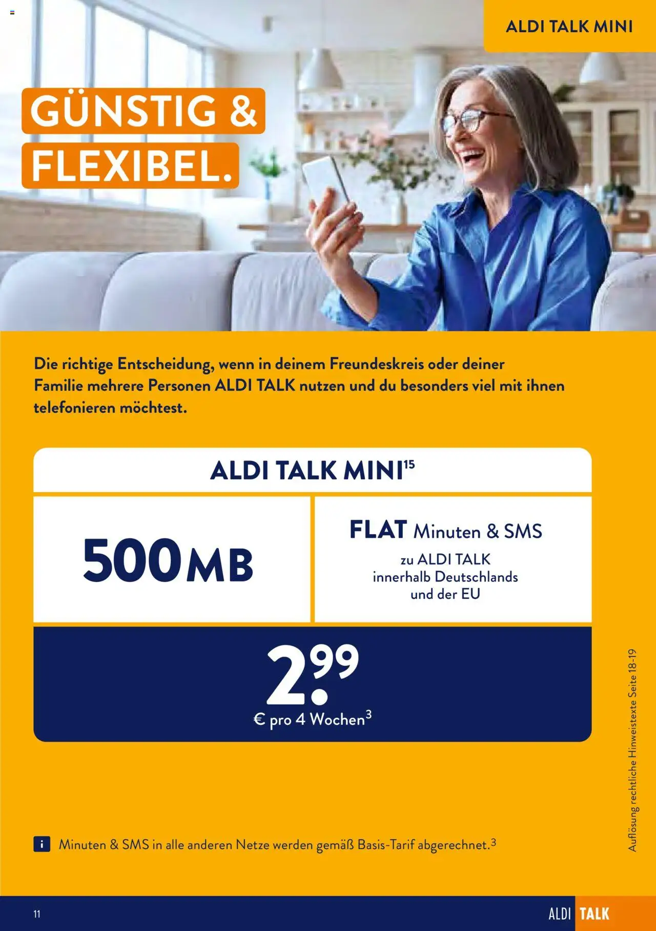 Aldi Talk - gültig ab dem 24.04.2025 | Seite: 11