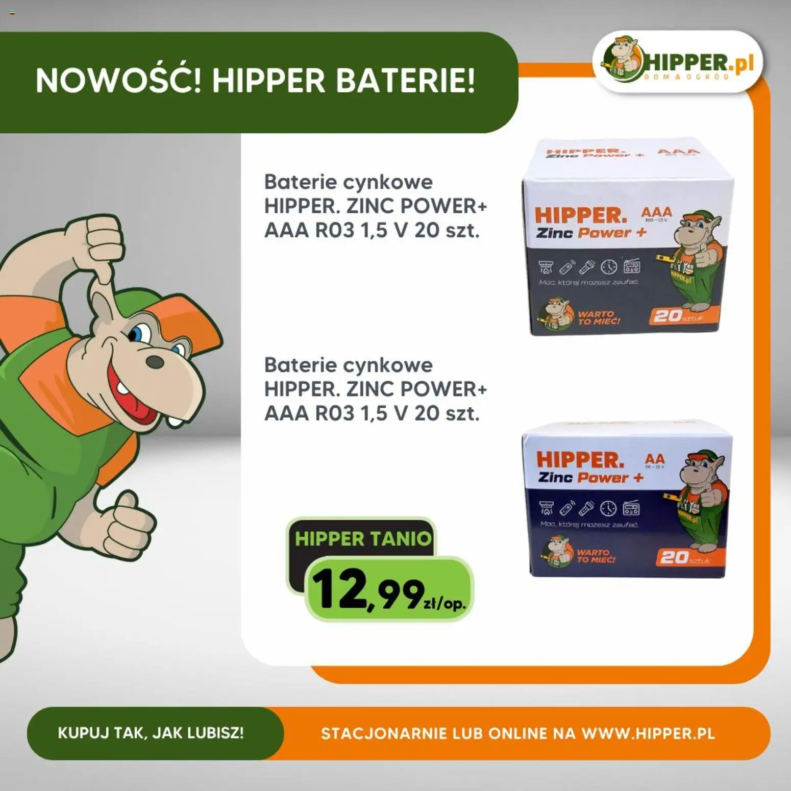 Hipper Gazetka od 07.11.2025 | Strona: 2 | Produkty: Baterie