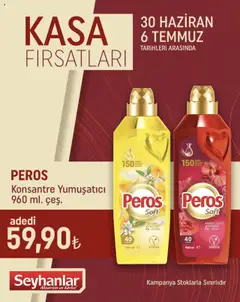 Seyhanlar Market Kasa Fırsatları - 30.06.2025 tarihinden itibaren geçerlidir | Sayfa: 2 | Ürünler: Yumuşatıcı, Yasemin, Kasa