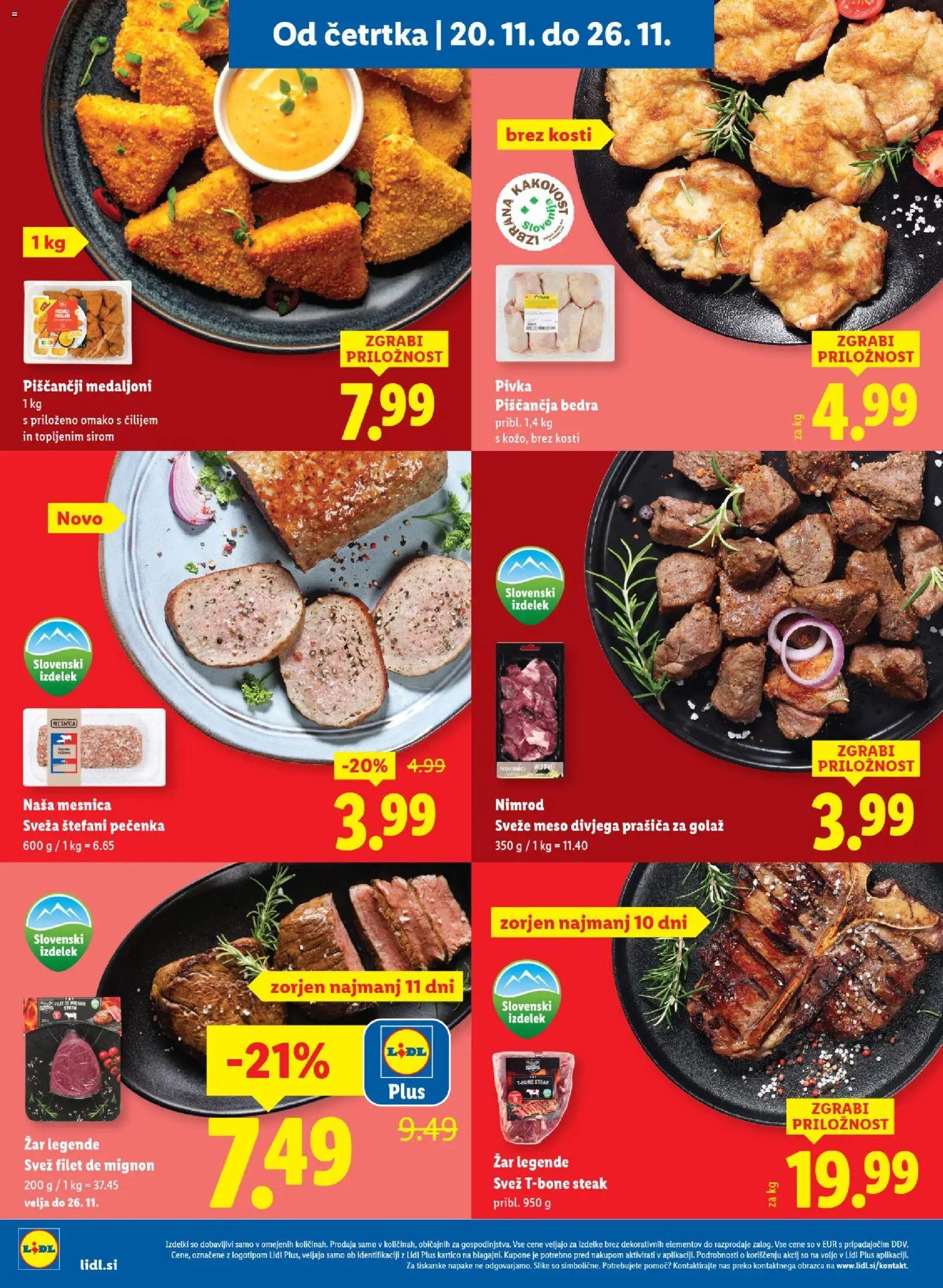Novi Lidl katalog ponudbe – veljaven od 24.11.2025 | Stran: 2 | Izdelki: Zar, Piščančja bedra