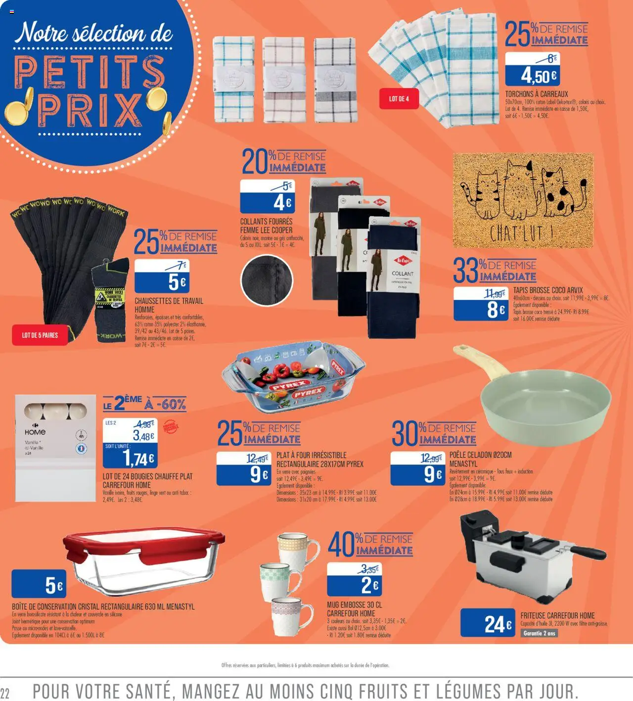  | Page: 22 | Produits: Four, Poêle, Friteuse, Tapis