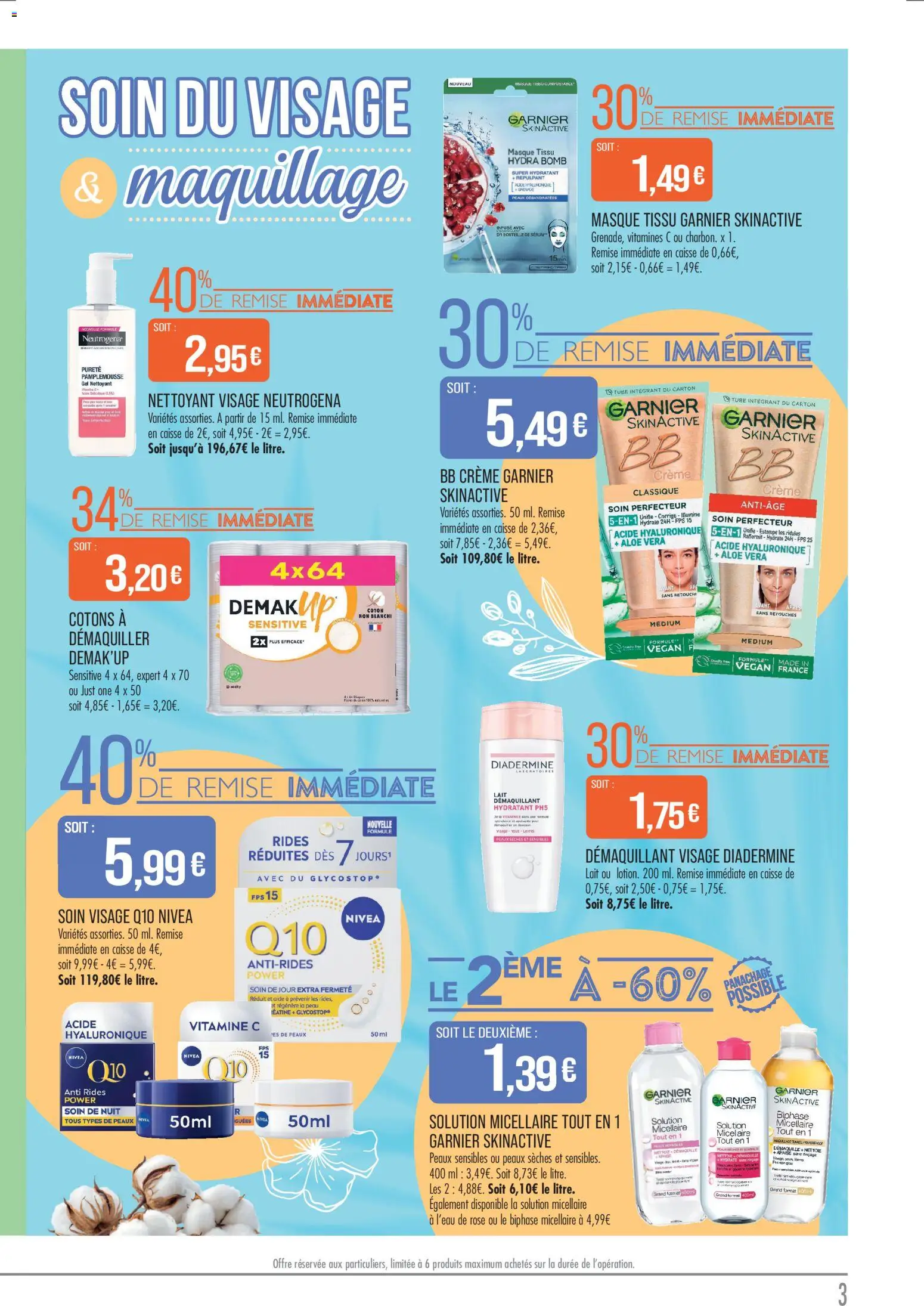 {H1} | Page: 3 | Produits: Maquillage, BB crème, Masque, Lait