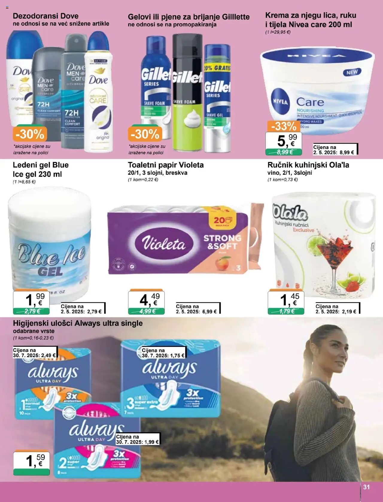 KTC katalog | vrijedi od 22.10.2025 | Stranica: 31 | Proizvodi: Krema, Breskva, Nivea, Violeta