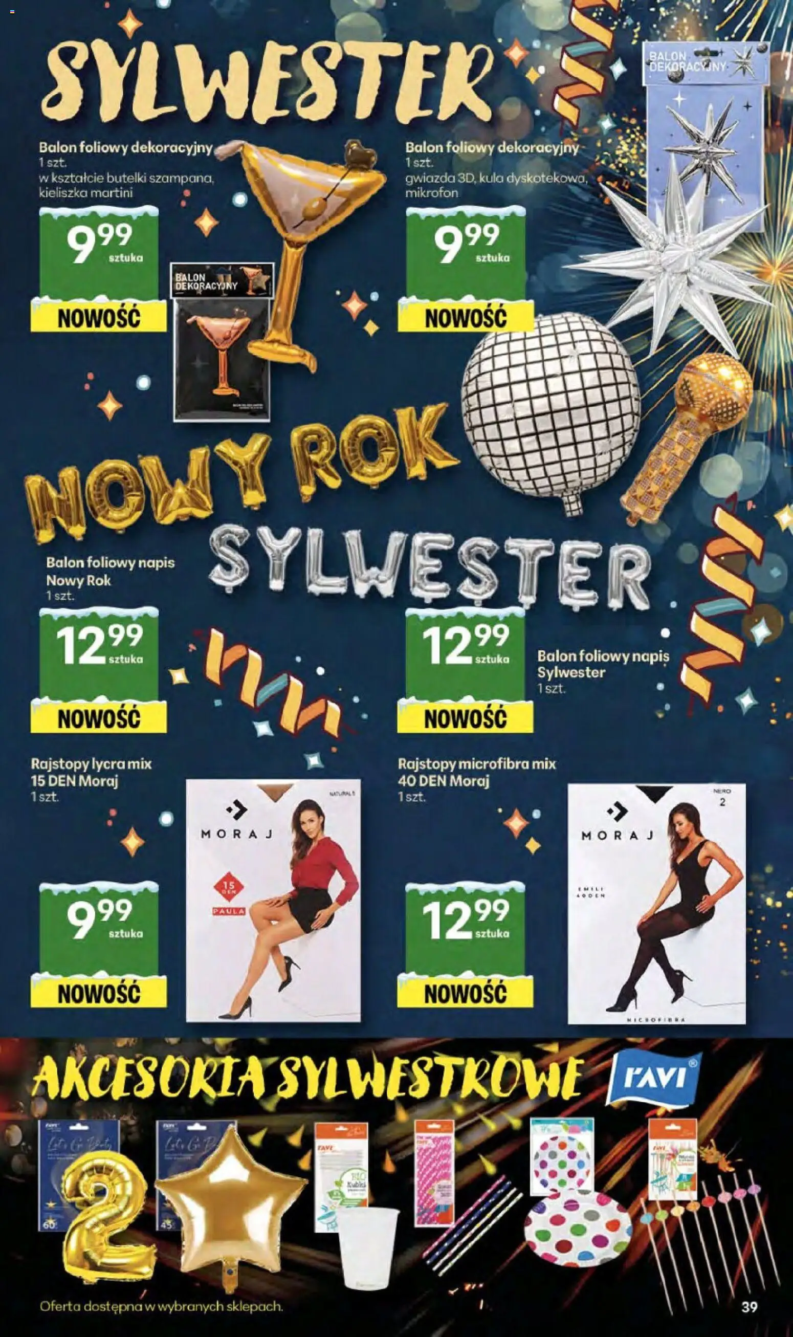 Delikatesy Centrum Gazetka - Sklepy Własne od 29.12.2025 | Strona: 39 | Produkty: Martini, Rajstopy, Mikrofon