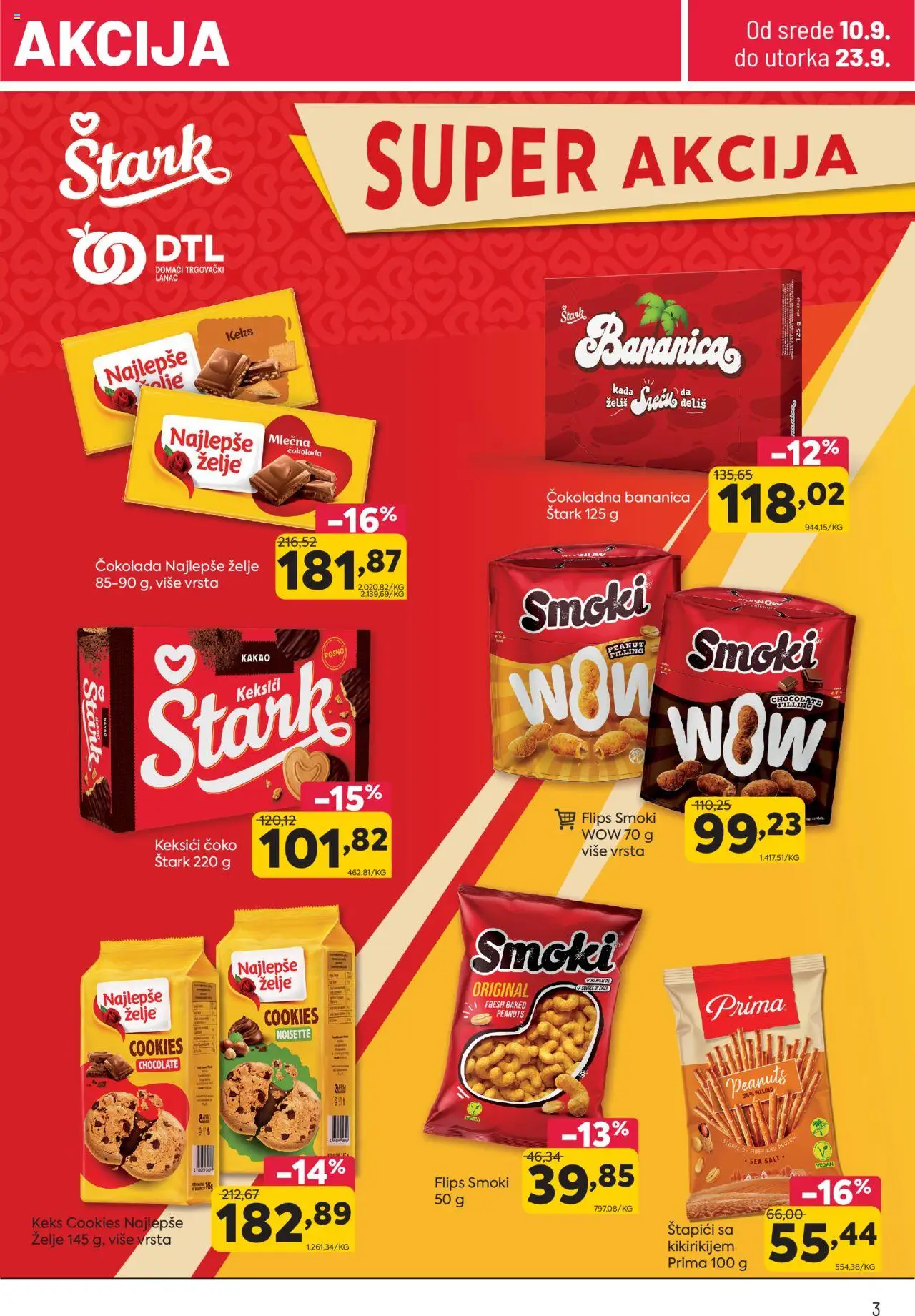 PerSu katalog - važi od 10.09.2025 | Strana: 3 | Proizvode: Protein, Keks, Čokolada, Mlečna čokolada