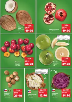 Náhled letáku Kaufland leták - Chomutov od 05.11.2025 | Strana: 9 | Produkty: Žampiony, Pomelo, Zelí, Koš