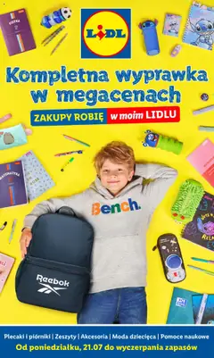 Pogląd oferty "Lidl Gazetka - Gotowi do szkoły" - ważna od 21.07.2025