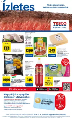 Tesco Szupermarket - Akciós újság  - amely érvényes a következő dátumtól: 16.10.2025