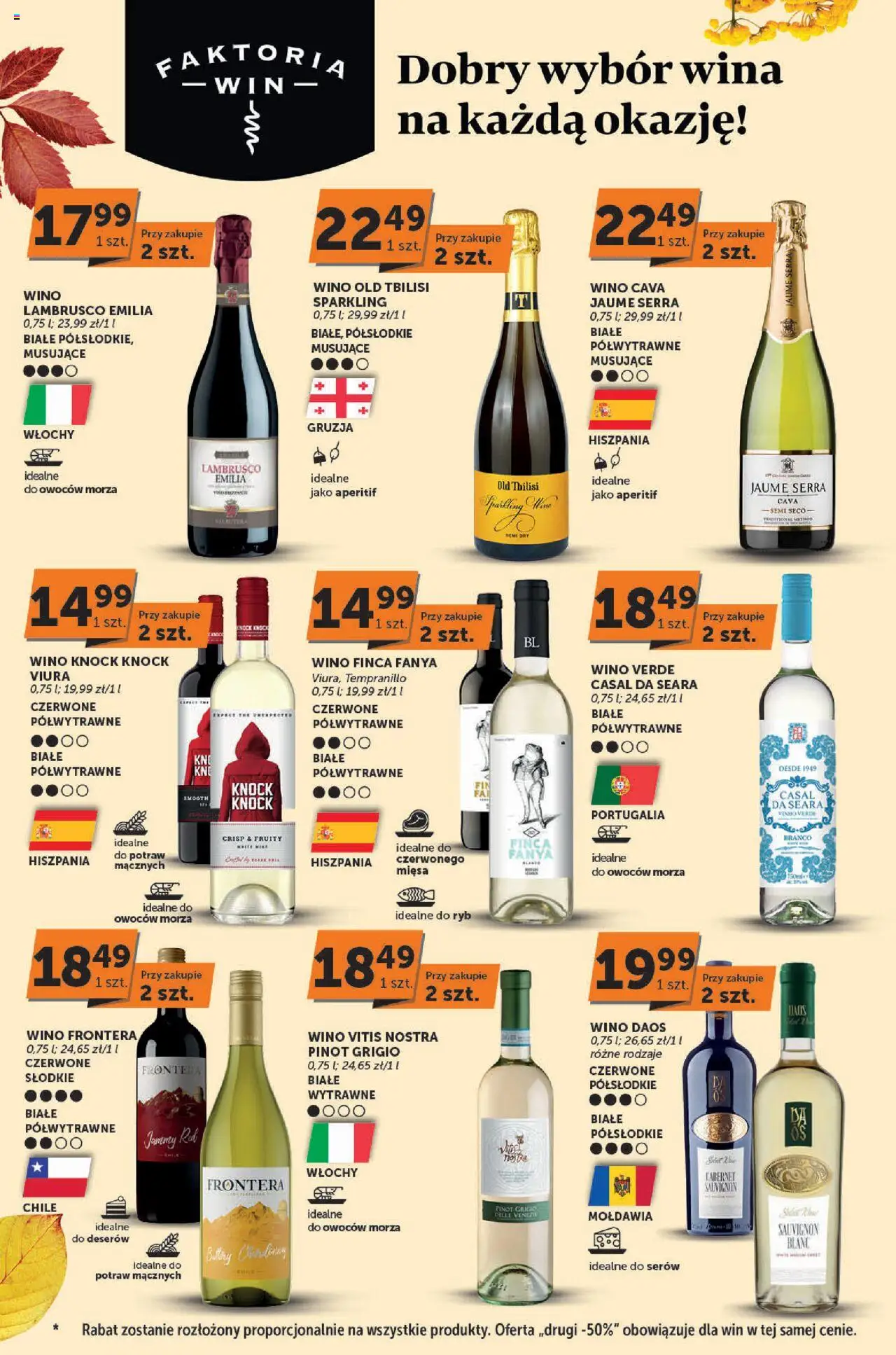 Euro Sklep Gazetka - Faktoria Win od 16.10.2025 | Strona: 2 | Produkty: Wino, Lambrusco