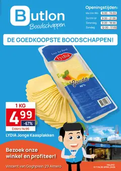 Butlon folder - Voorbeeld van een folder van Butlon, geldig van 13.04.2026