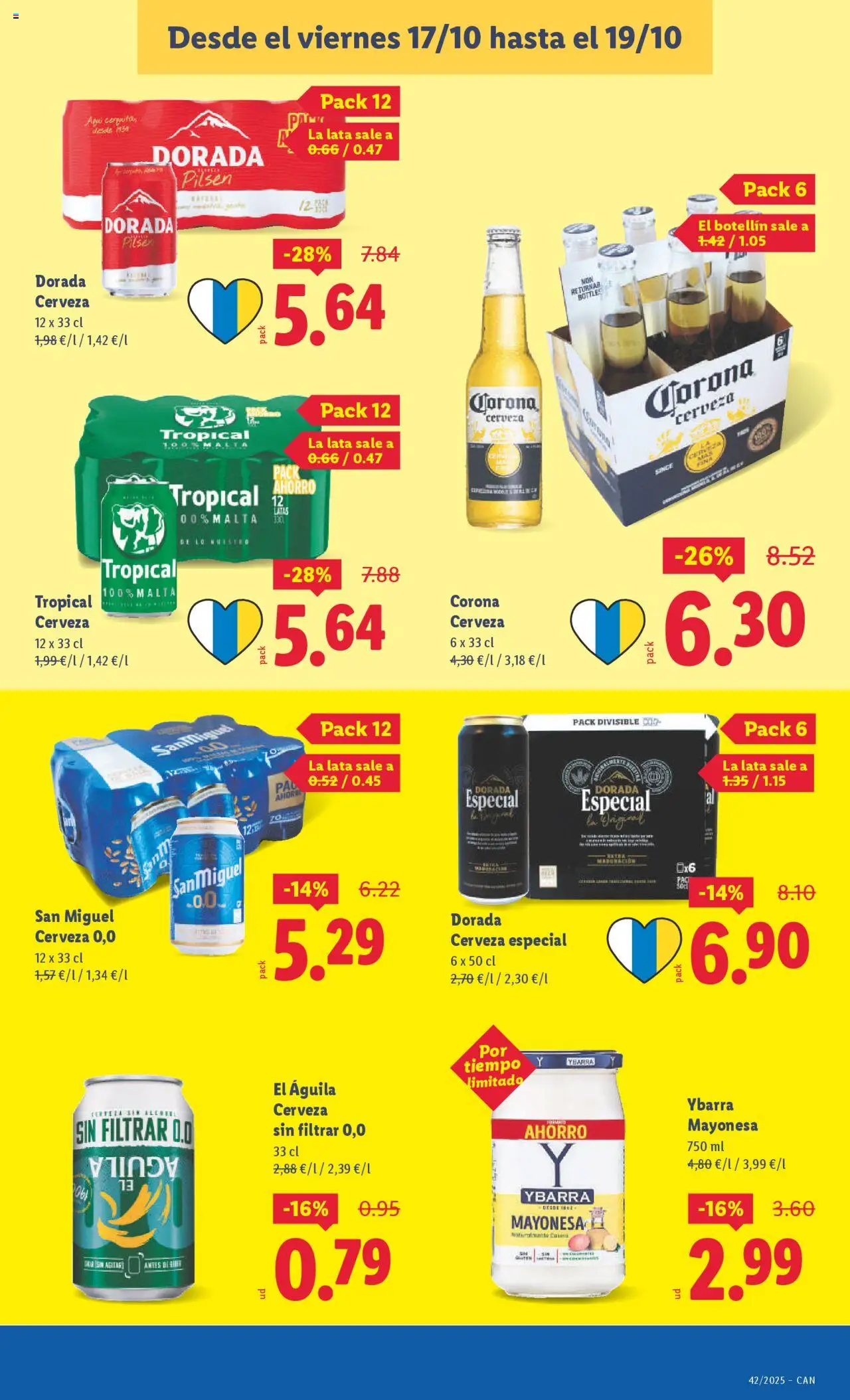 Lidl - Canarias │ válido desde el 13.10.2025 | Página: 37 | Productos: Cerveza, Οθόνη προβολής