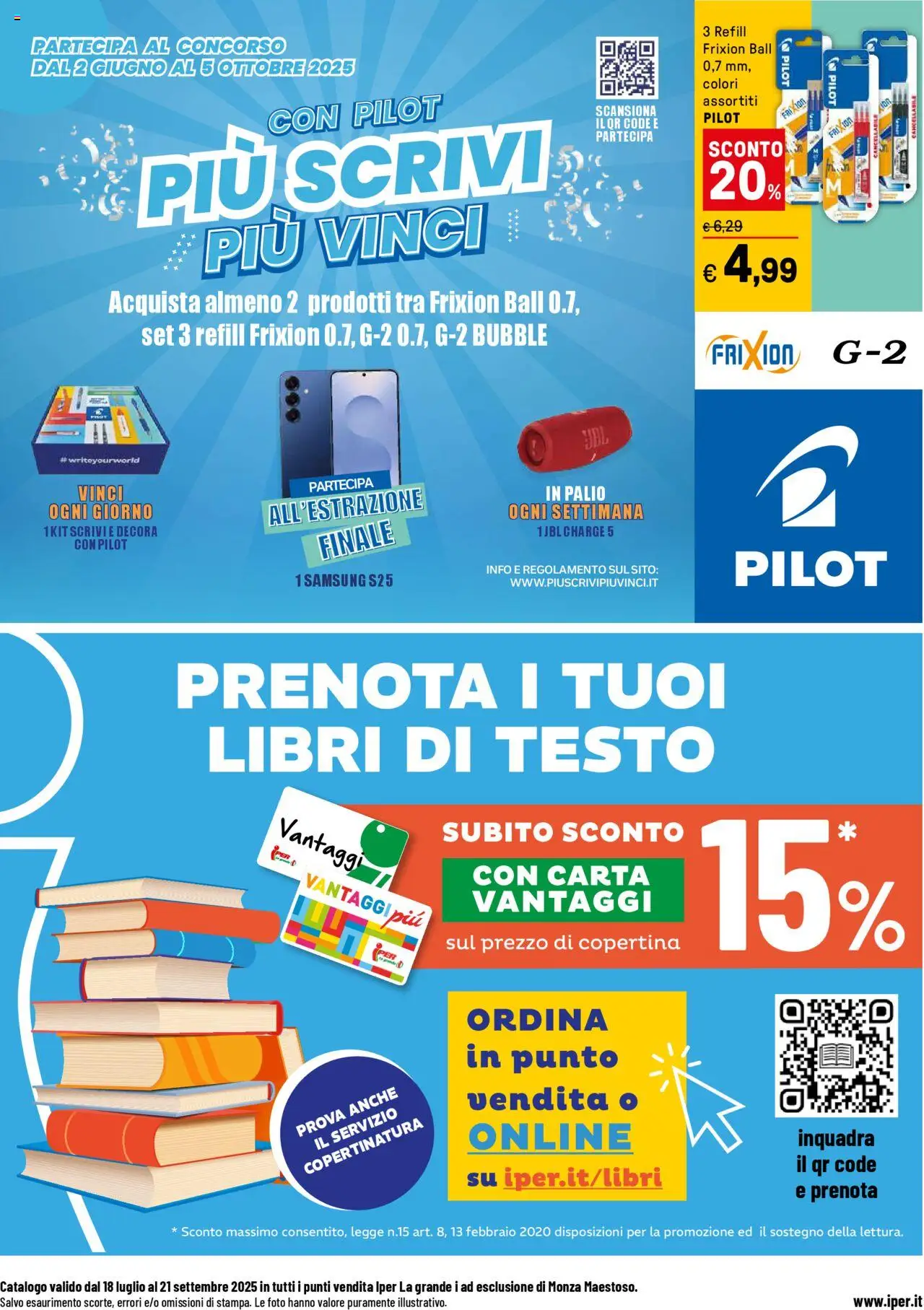 Volantino Iper del 18.07.2025 | Pagina: 20 | Prodotti: Samsung