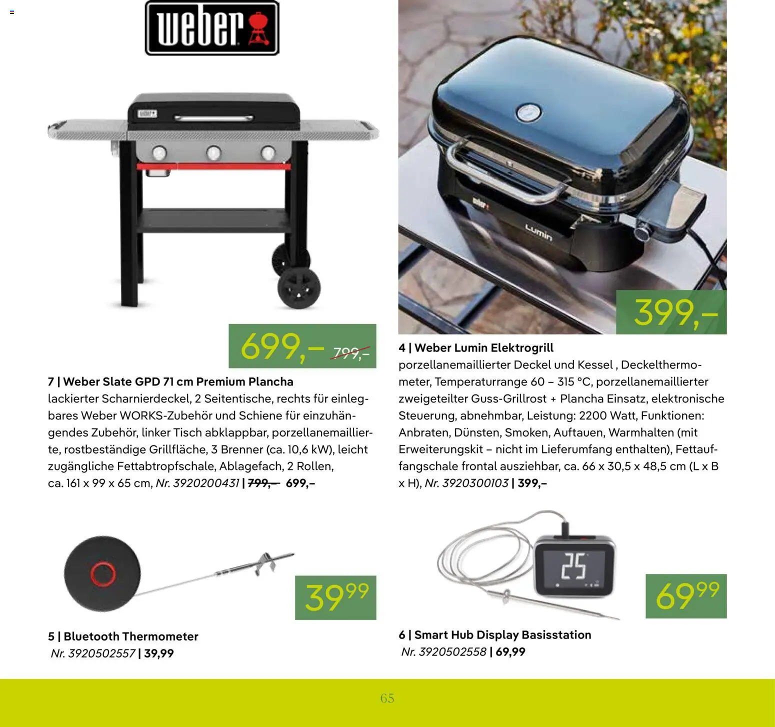 Pflanzen-Kölle GARTENMÖBEL 2026 – gültig ab 07.03.2026 | Seite: 65 | Produkte: Thermometer, Tisch