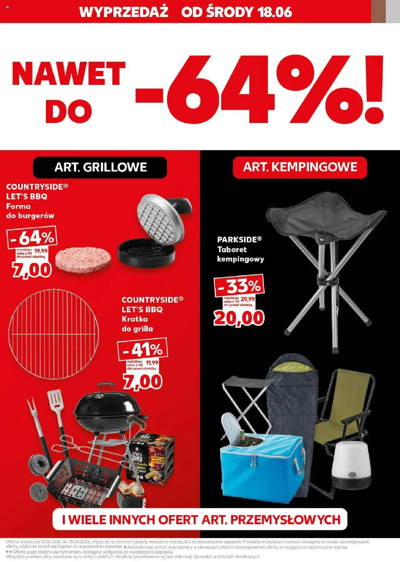 Kaufland gazetka - Mega okazje od 18.06.2025 | Strona: 5 | Produkty: Grill