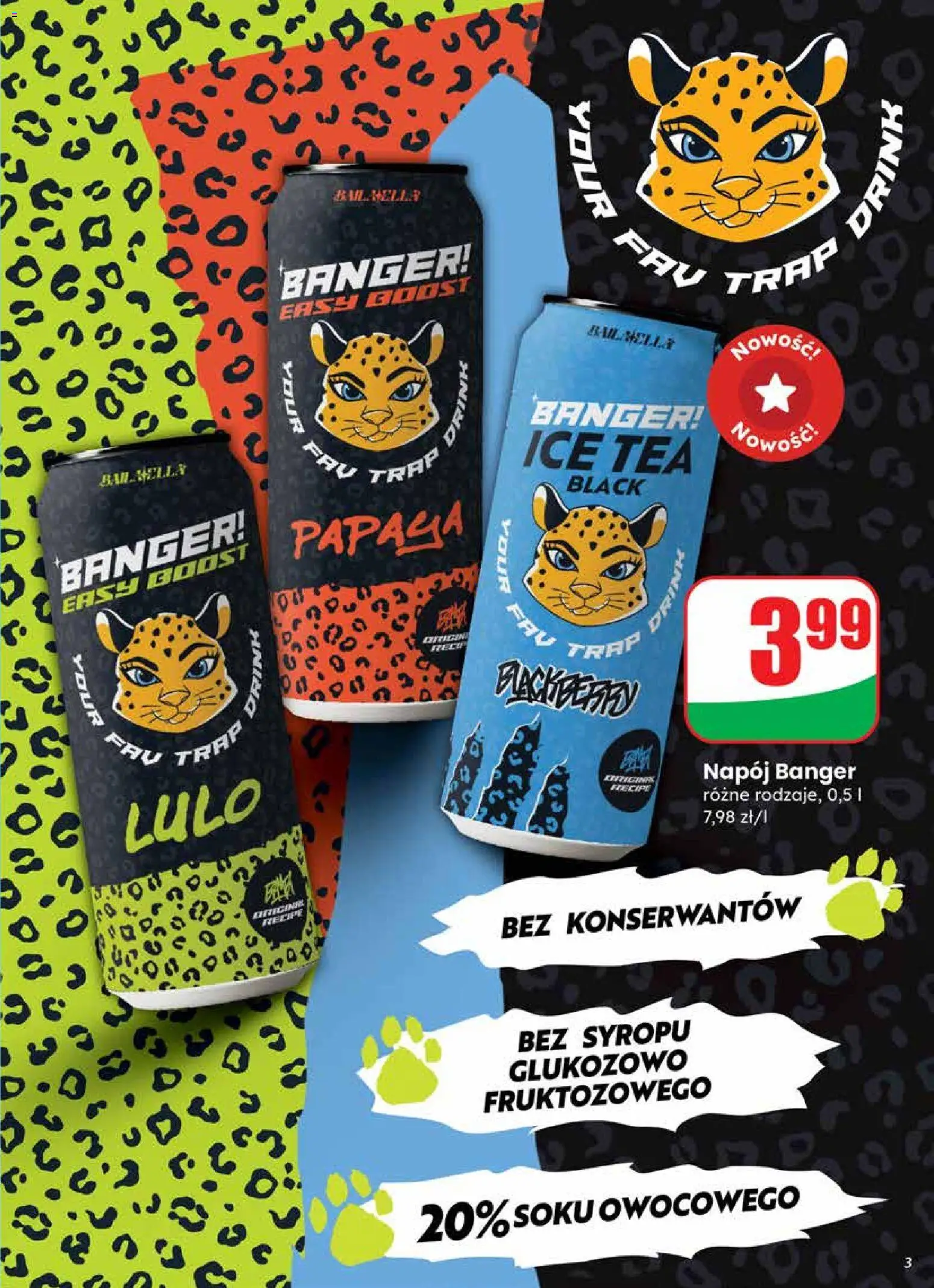 Dino Gazetka od 19.11.2025 | Strona: 3 | Produkty: Ice Tea