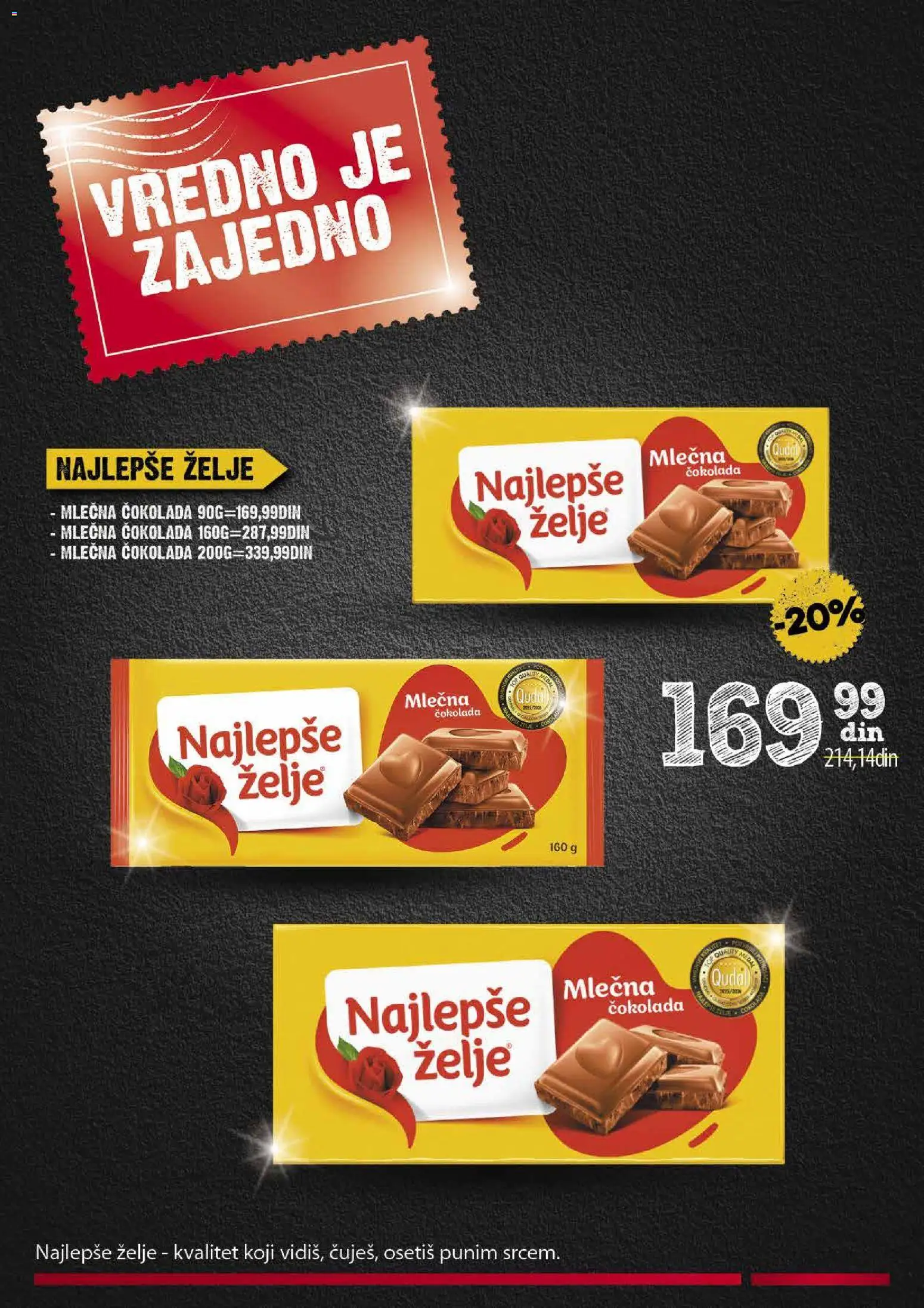 Idea katalog - važi od 19.03.2026 | Strana: 21 | Proizvode: Čokolada, Mlečna čokolada