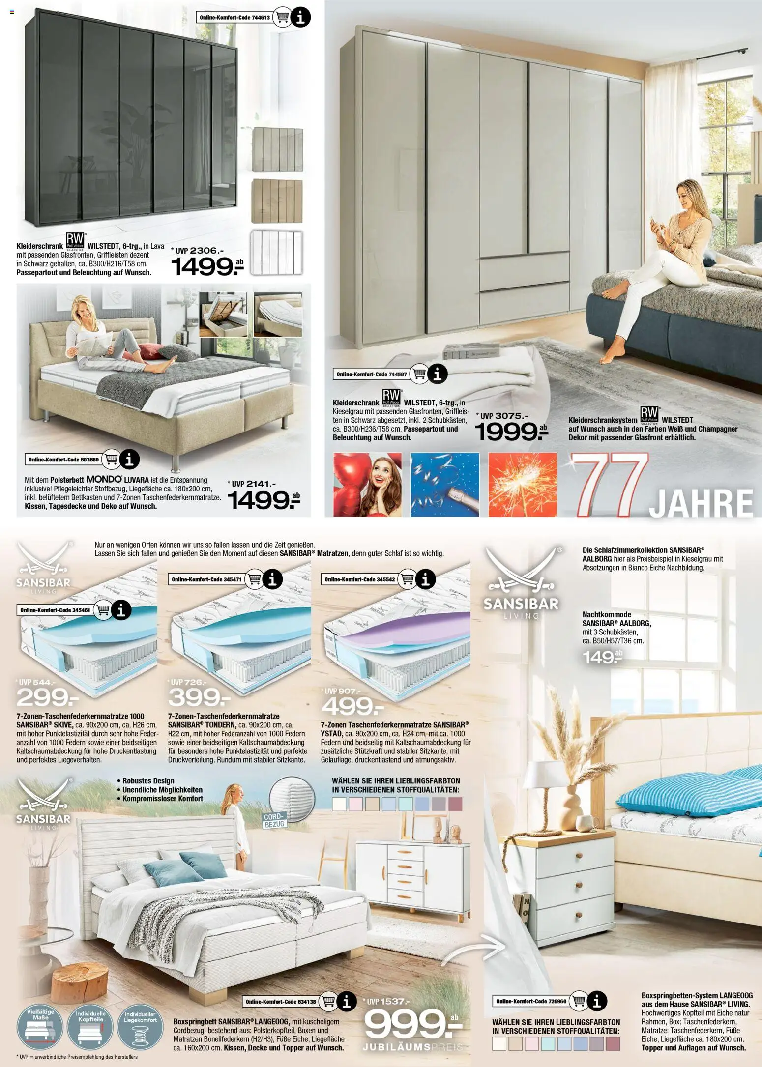 Ostermann Prospekt 	 – gültig ab 14.02.2026 | Seite: 8 | Produkte: Matratze, Decke, Kleiderschrank, Tagesdecke