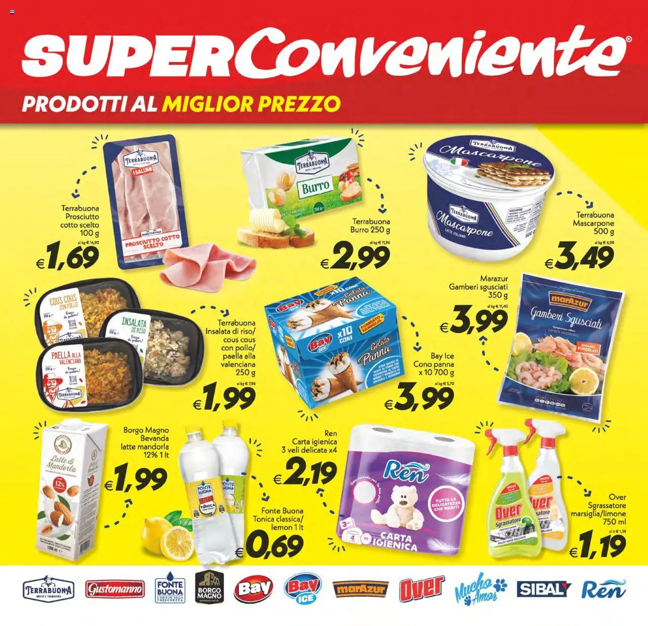 Volantino SuperConveniente del 20.06.2025 | Pagina: 27 | Prodotti: Carta igienica, Gamberi, Insalata, Paella