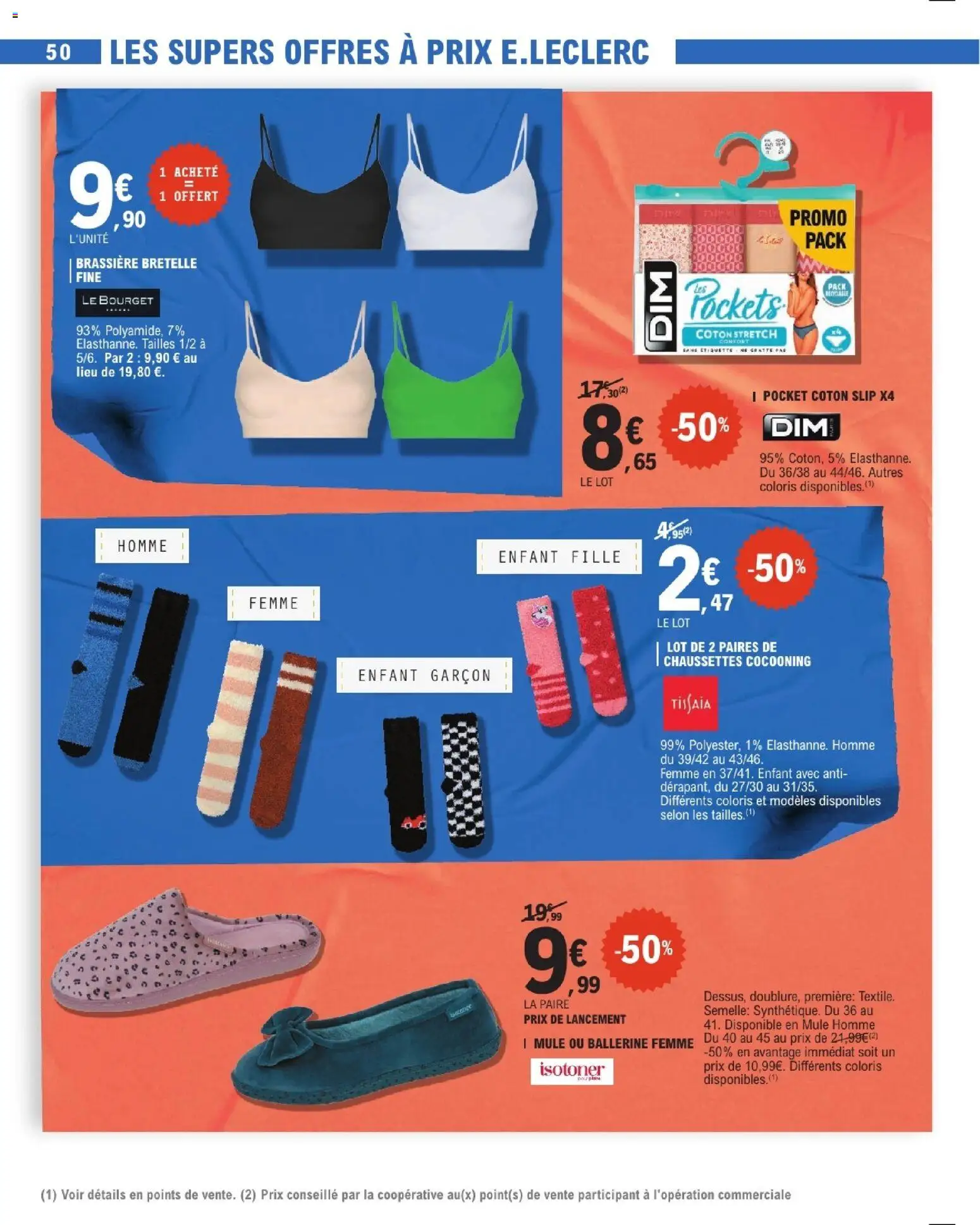 {H1} | Page: 50 | Produits: Coton, Ballerine