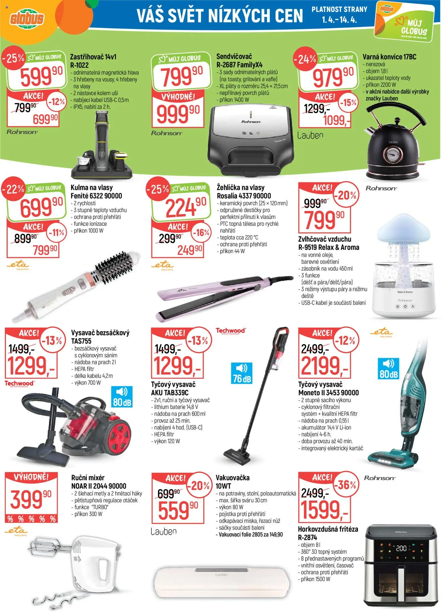 Globus leták - Praha Čakovice od 01.04.2026 | Strana: 30