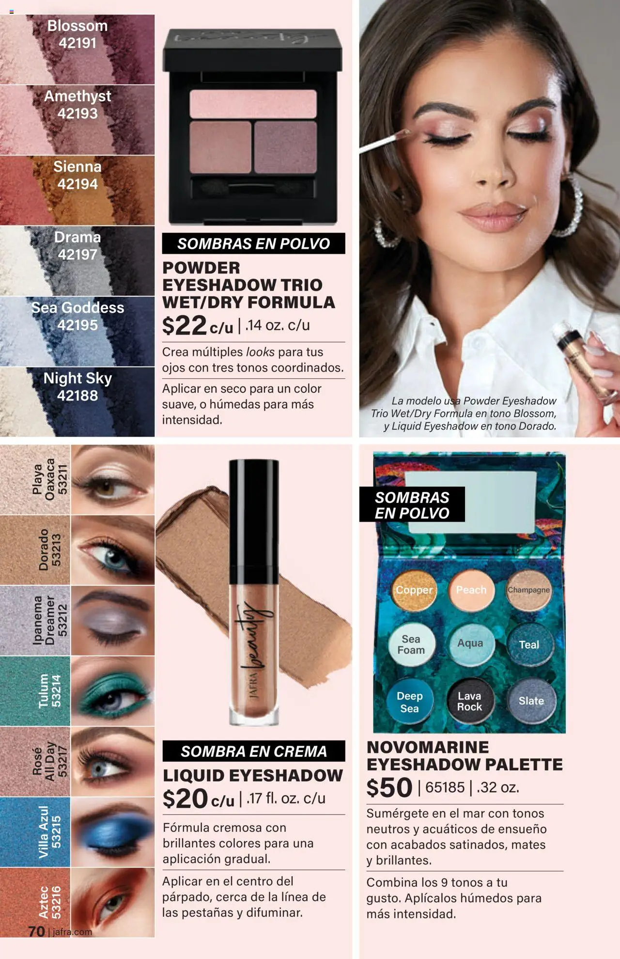JAFRA folleto │ válido desde el 01.08.2025 | Página: 70 | Productos: Polvo, Sombra, Crema