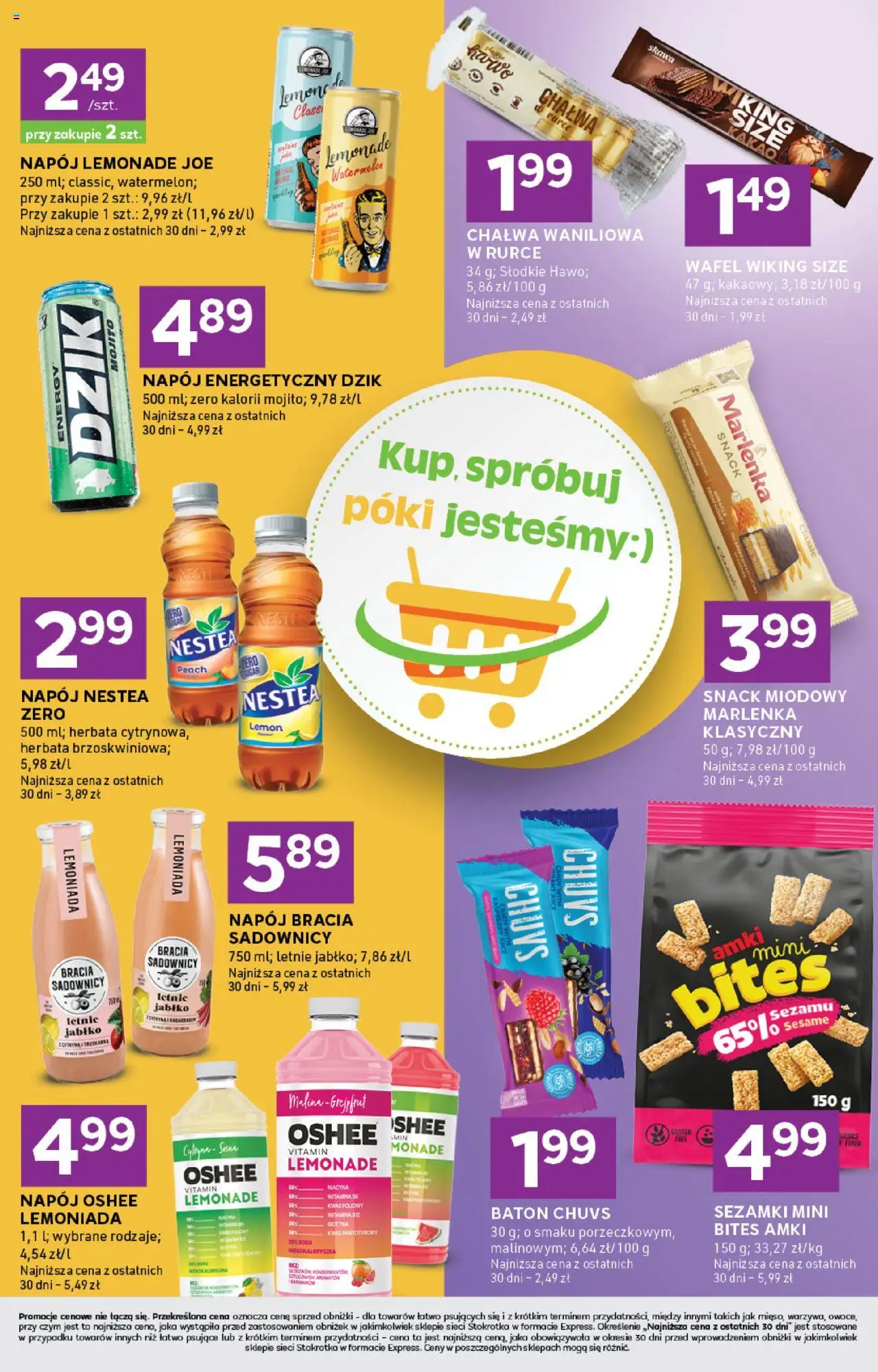 Stokrotka Gazetka - Express od 07.08.2025 | Strona: 5 | Produkty: Stokrotka, Baton, Herbata