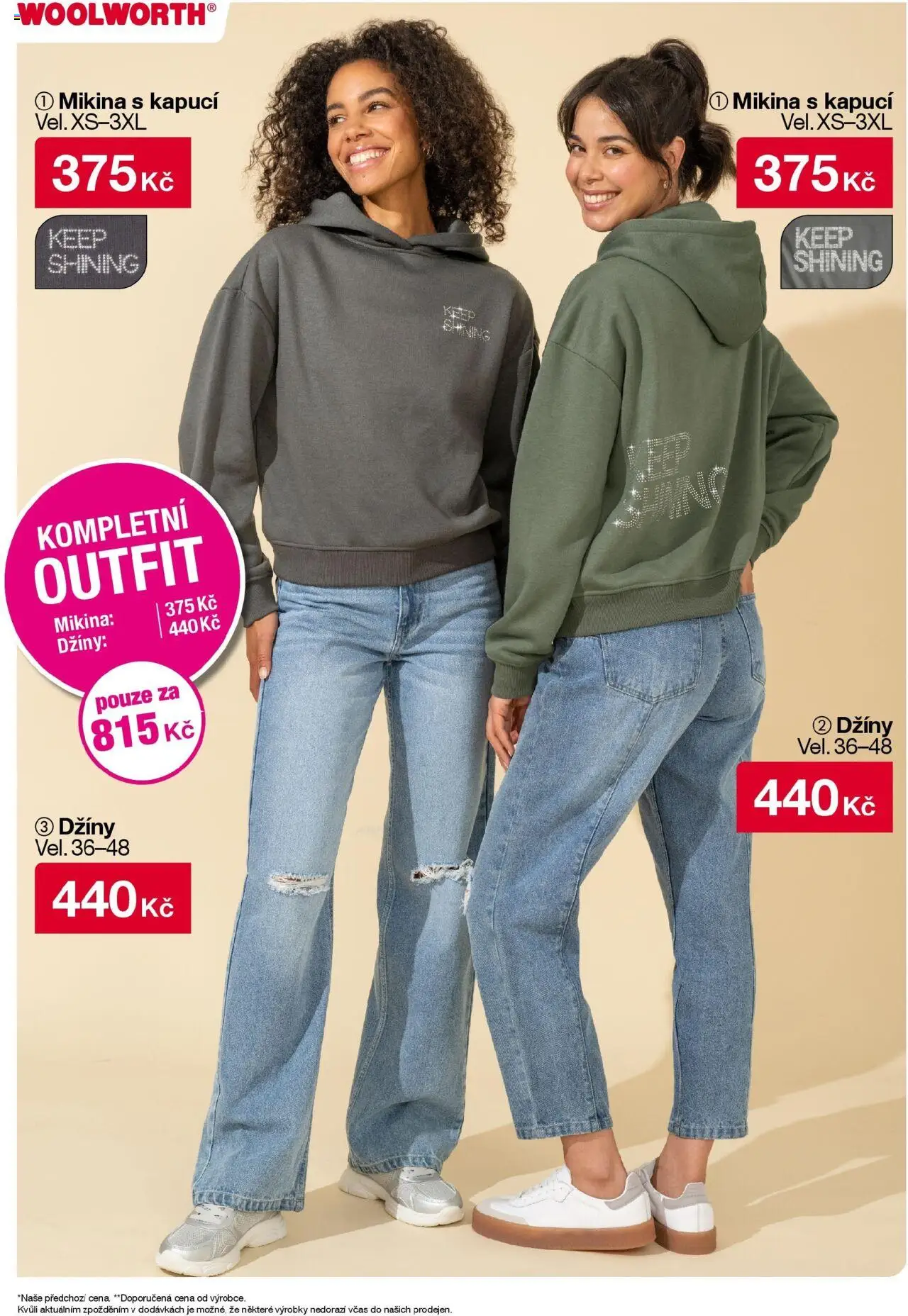 Woolworth leták od 03.10.2025 - akční nabídka | Strana: 11 | Produkty: Mikina, Džíny