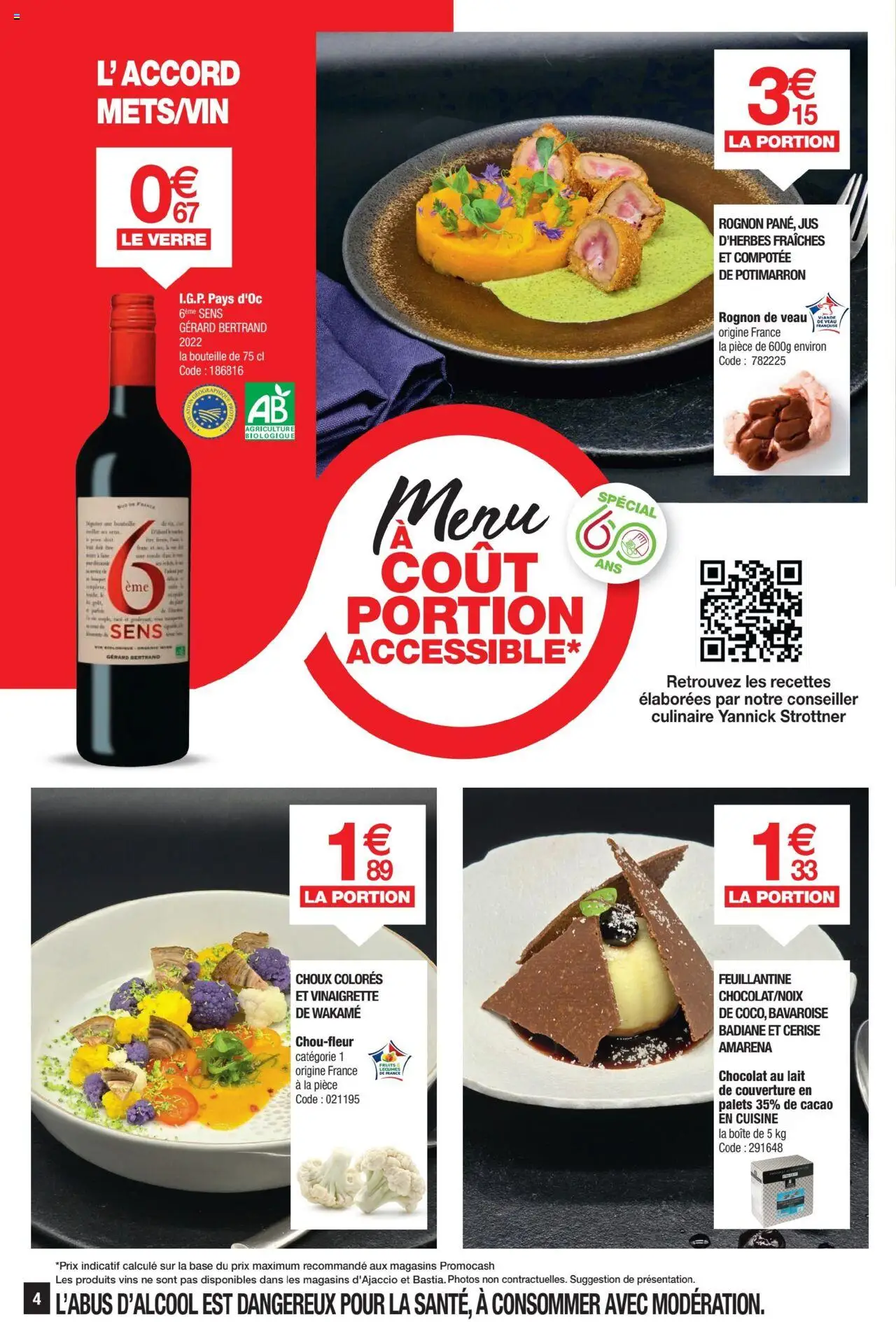 | Page: 4 | Produits: Couverture, Lait, Chocolat, Jus