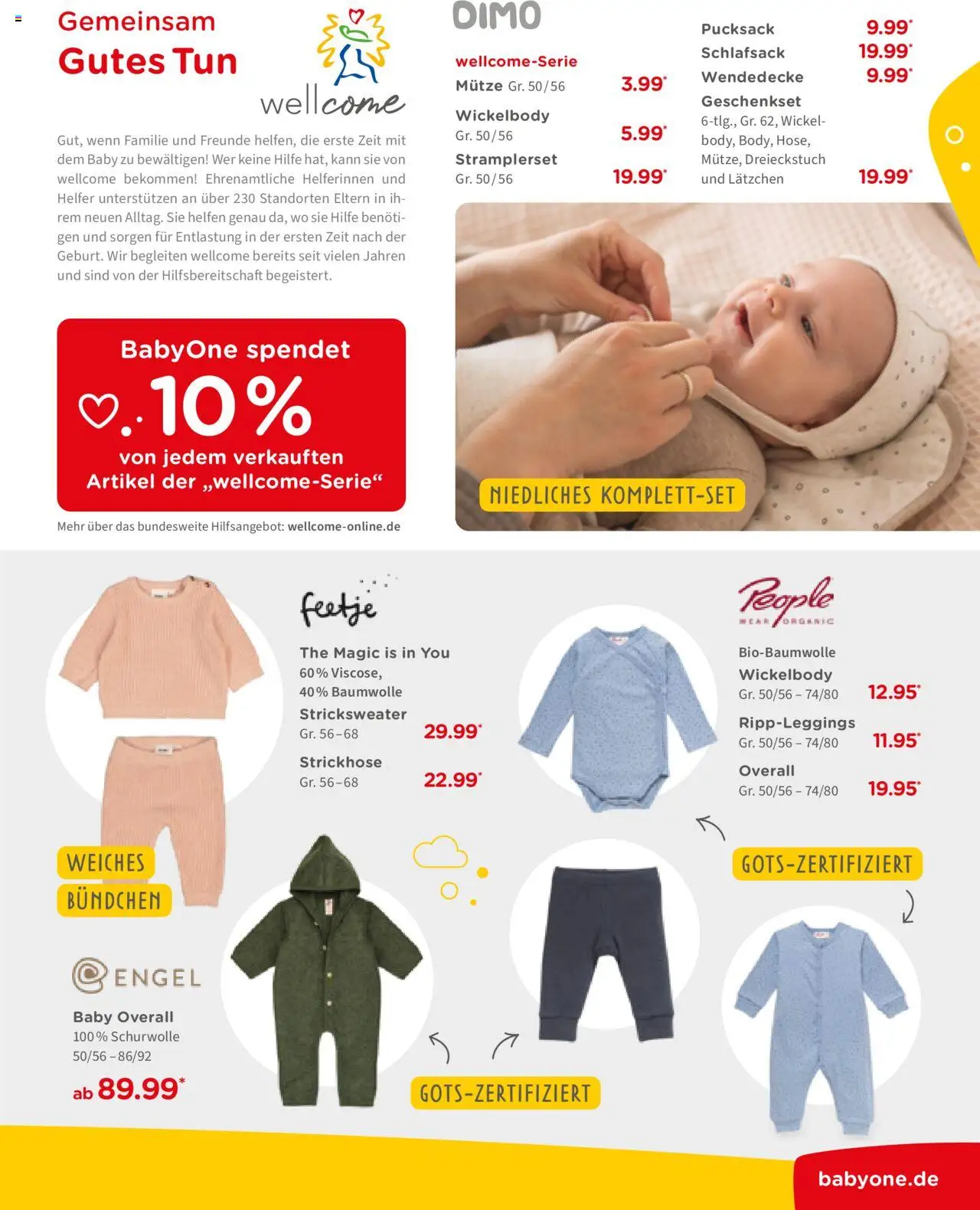 BabyOne Prospekt 	 – gültig ab 23.04.2025 | Seite: 11 | Produkte: Schlafsack, Overall