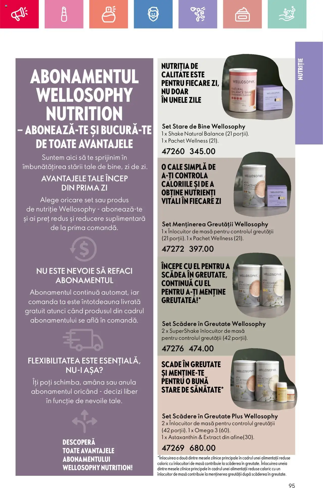 Oriflame catalog 10 2025 – valabil de la 06.07.2025 | Pagină: 95 | Produse: Masă, Chaussures de ski, Shake