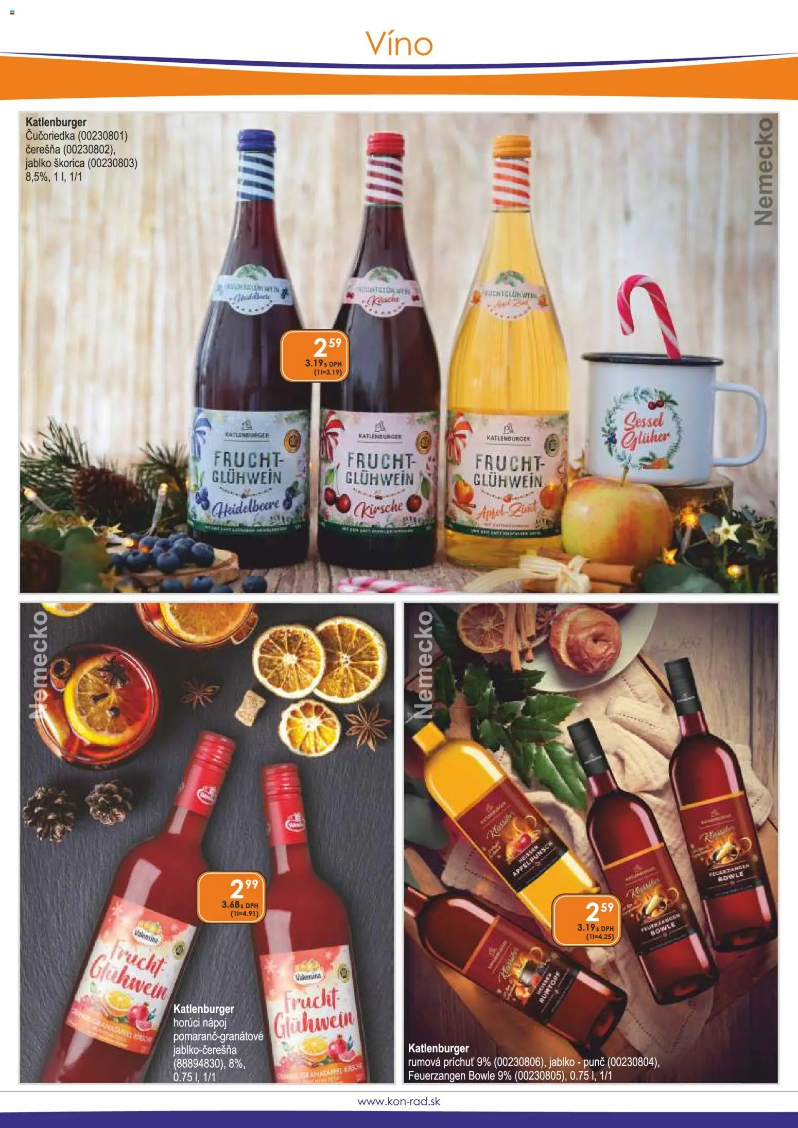 Nové KON - RAD akcie – leták je platný od 01.12.2025 | Strana: 23 | Produkty: Víno